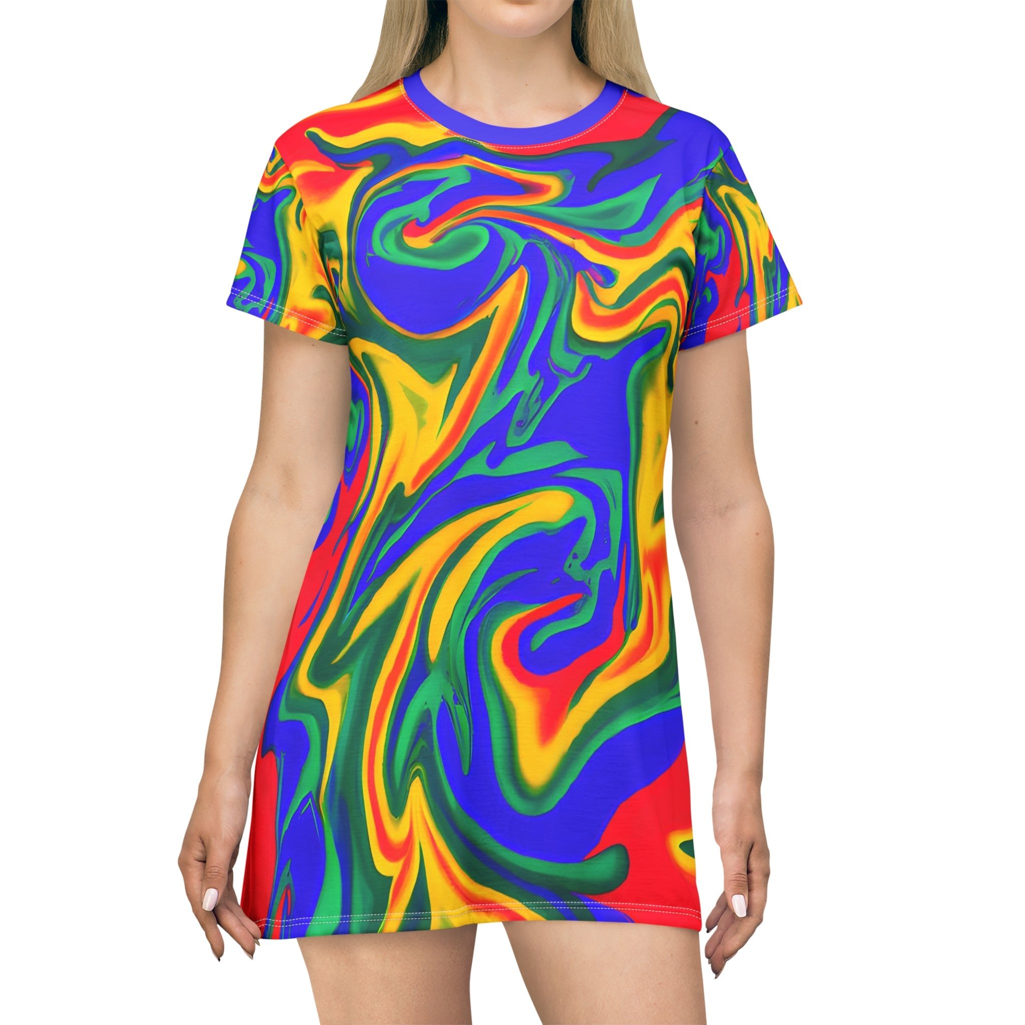 Acid Daddy: Trippy T-Shirt Dresses Unveiled - Acid Daddy