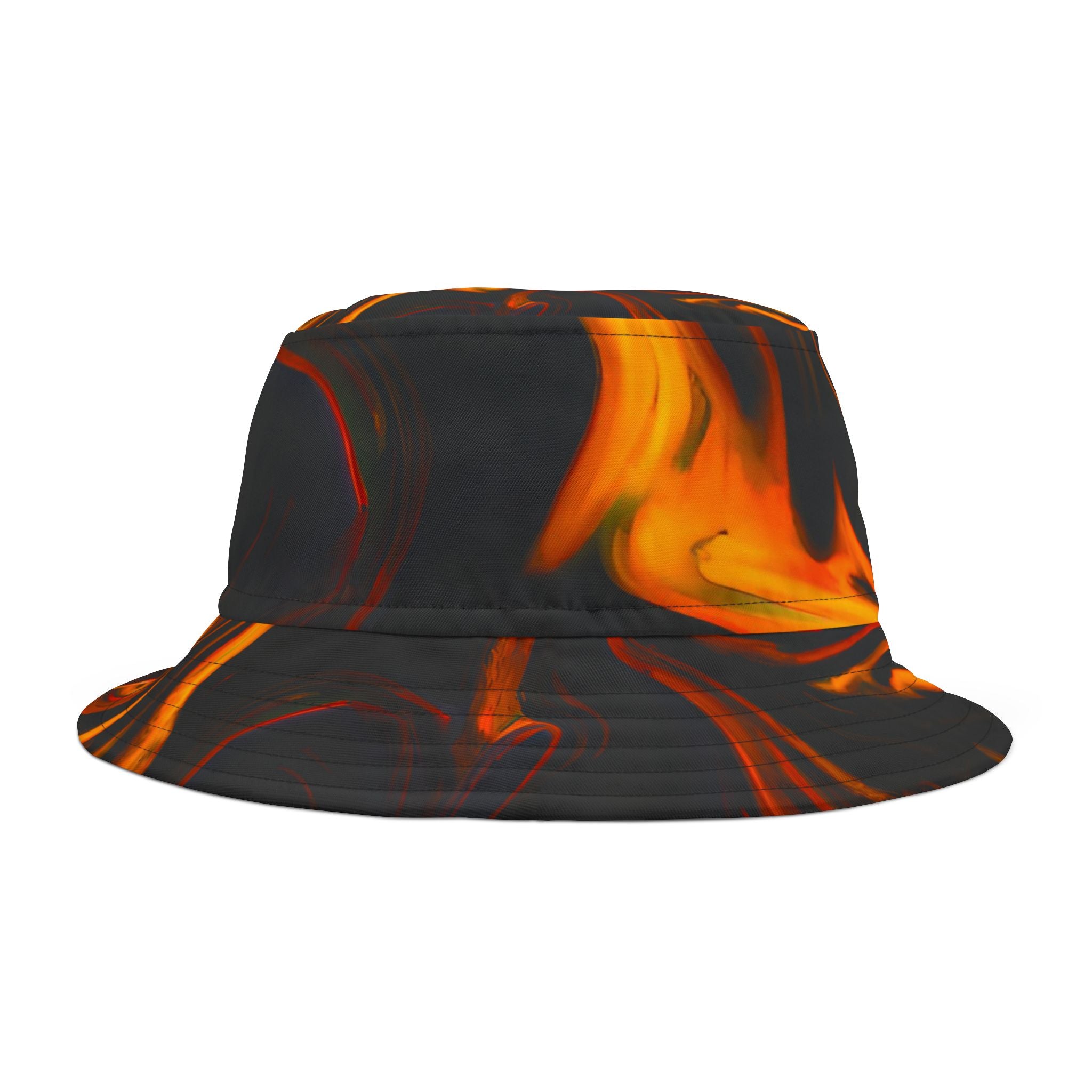 Black Flame Bucket Hat