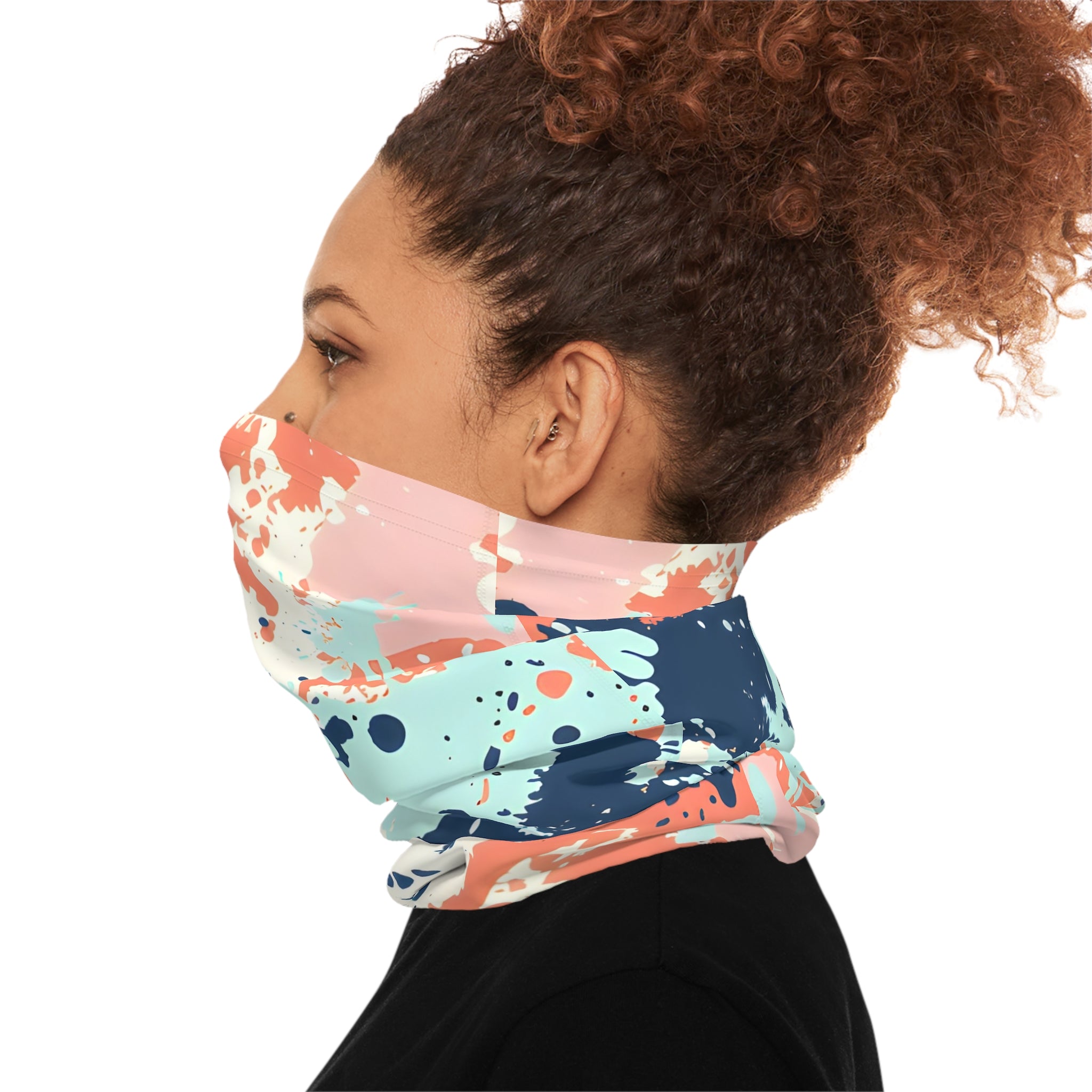 Gaiters - Mint Splash Rave - Ready Lightweight Neck Gaiter - Acid Daddy