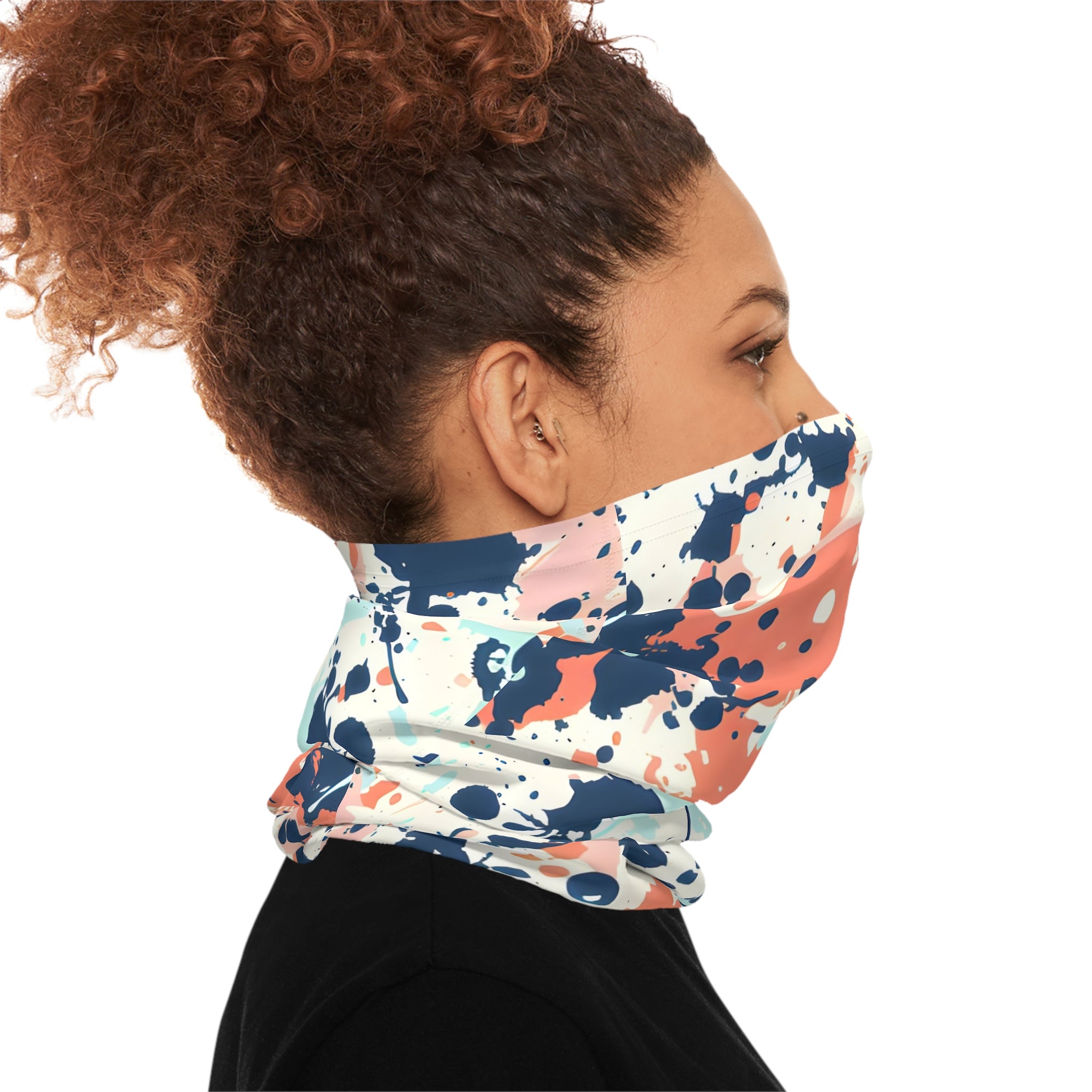 Gaiters - Mint Splash Rave - Ready Lightweight Neck Gaiter - Acid Daddy