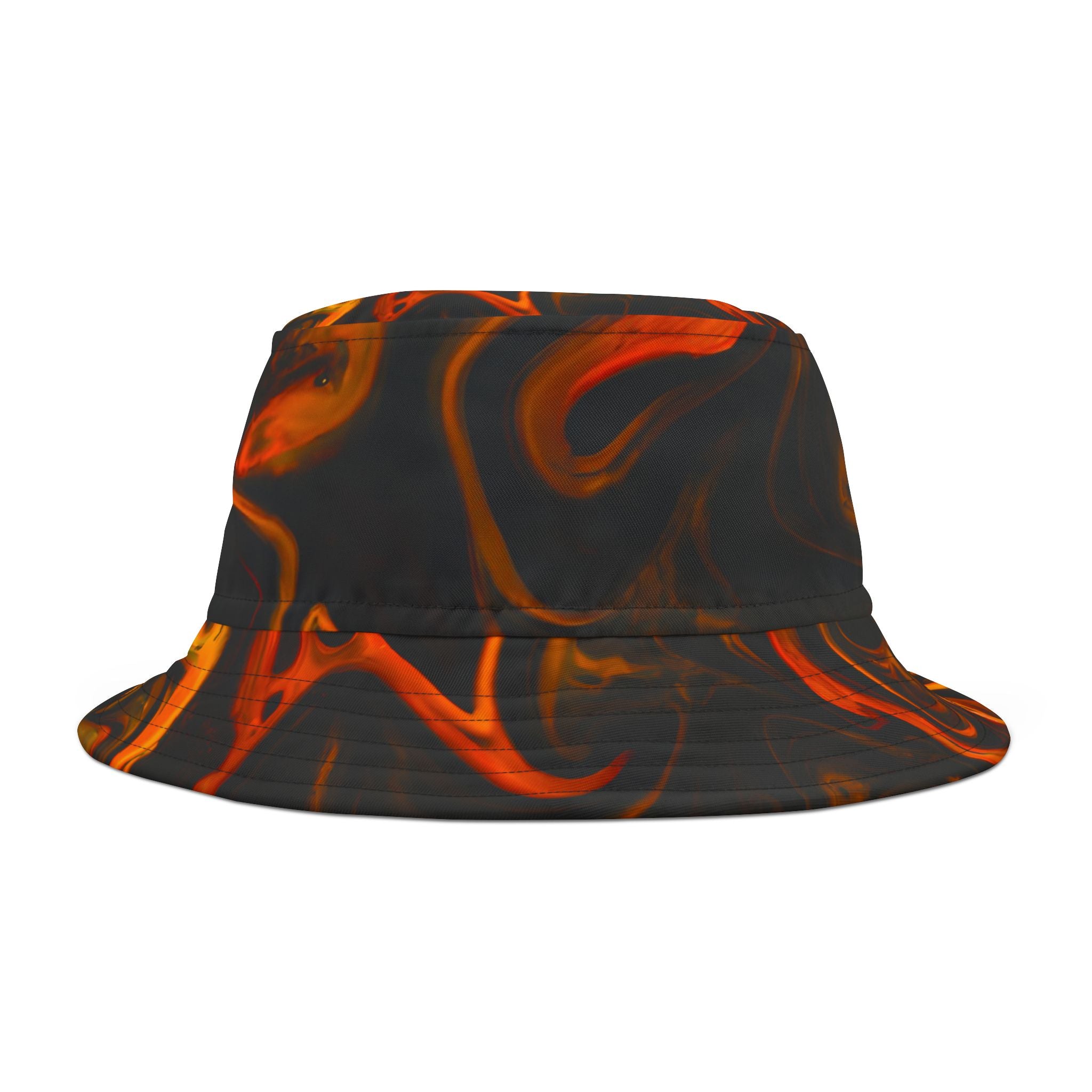 Black Flame Bucket Hat