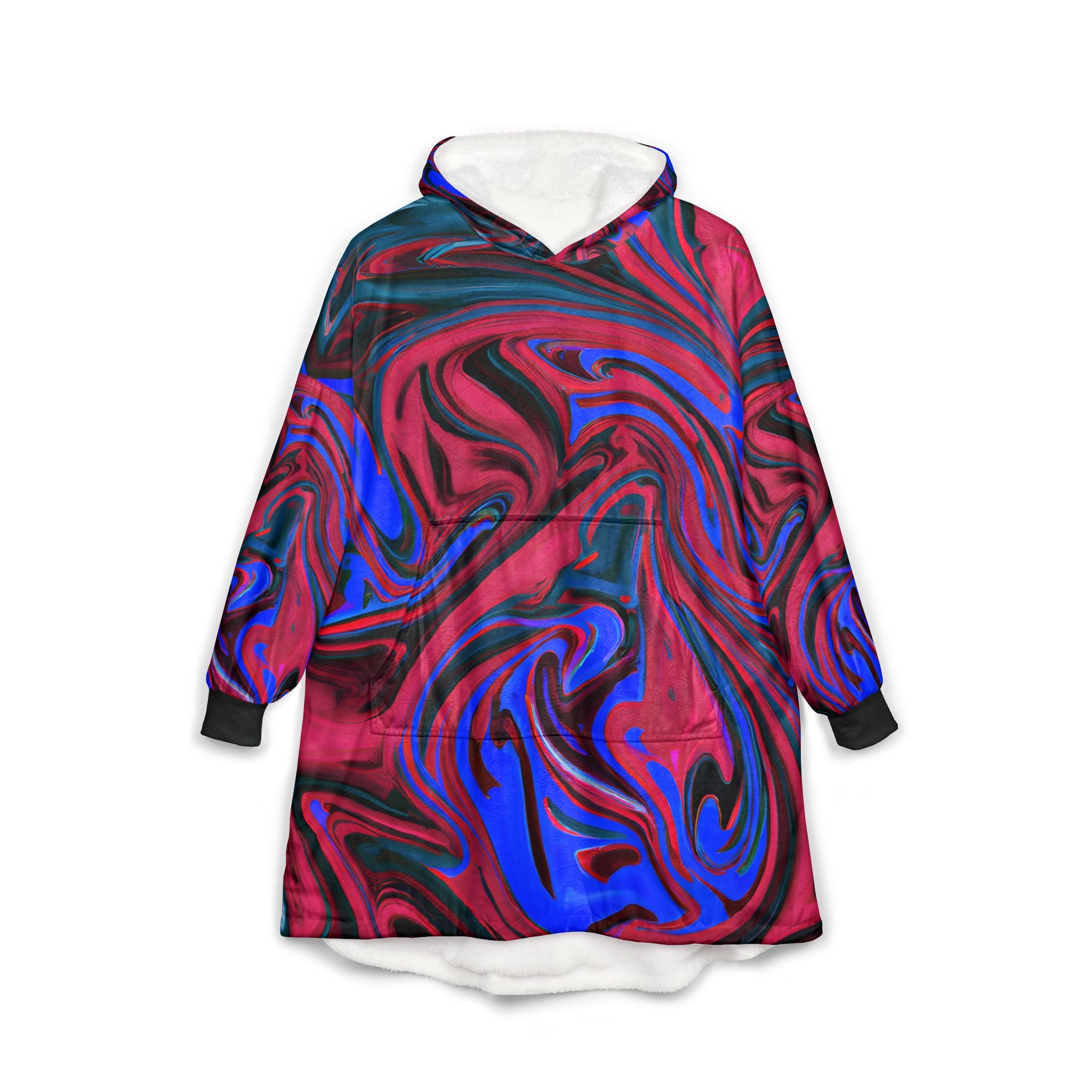 Blue Hues Unisex Hooded Blanket