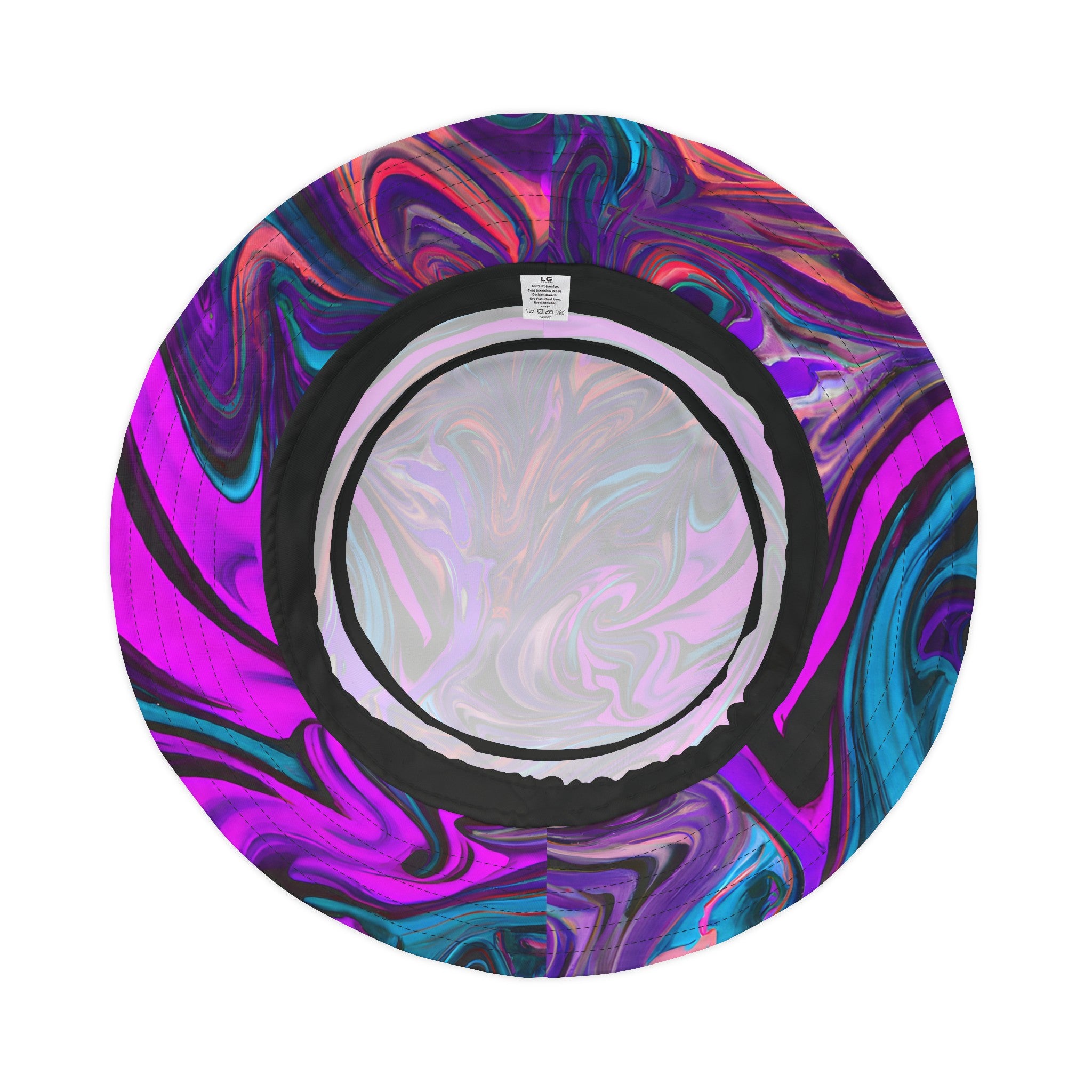 Hats - Festival Fever Pink Bucket Hat - Acid Daddy