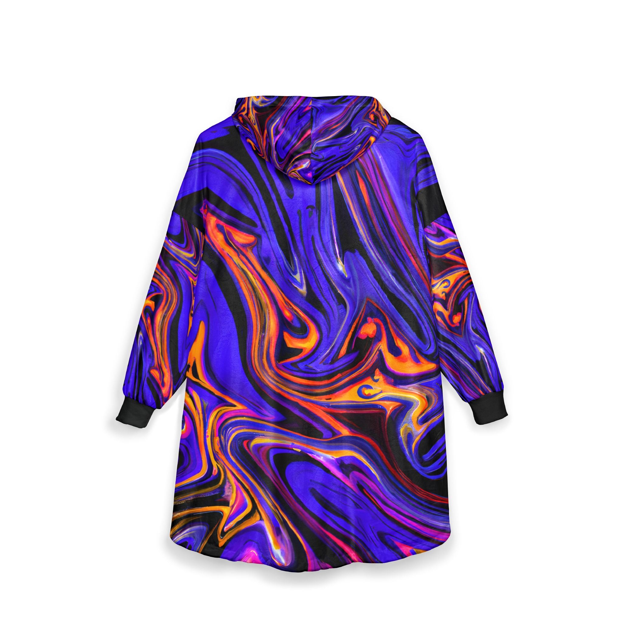 Purple Flux Unisex Hooded Blanket