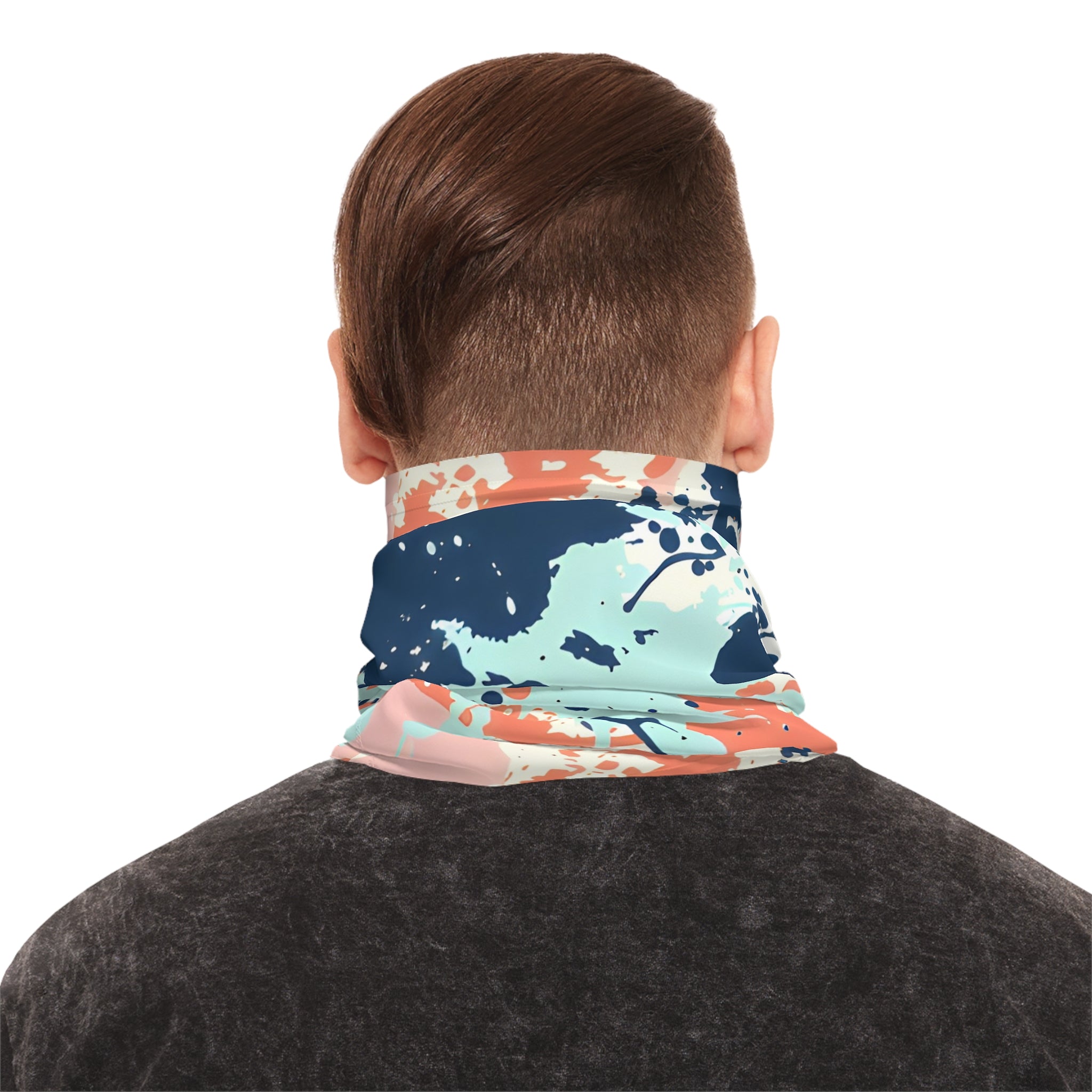 Gaiters - Mint Splash Rave - Ready Lightweight Neck Gaiter - Acid Daddy