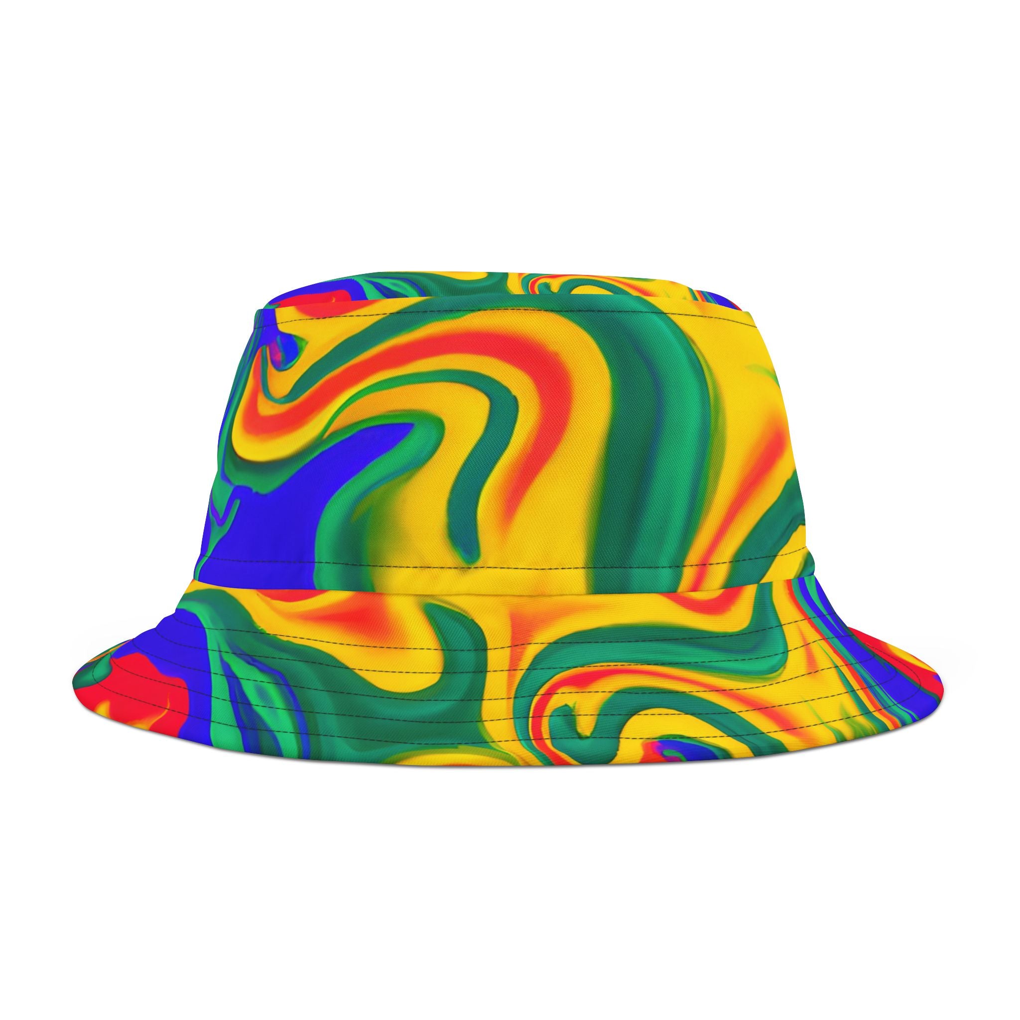 Electric Retro Fire Bucket Hat