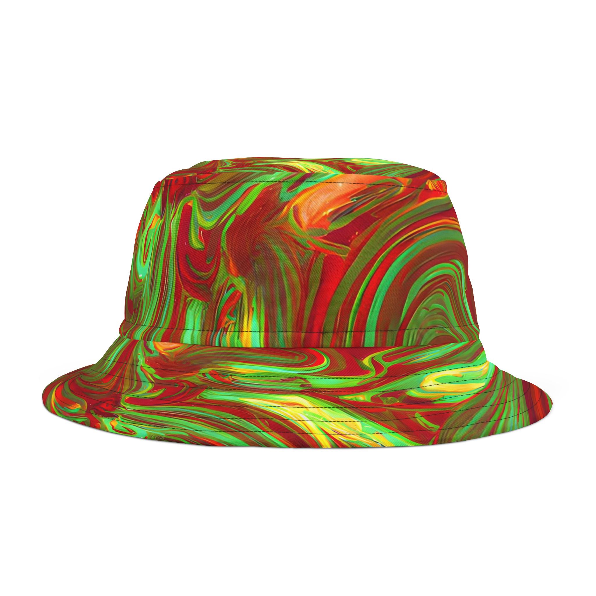 Retro Lime Bucket Hat
