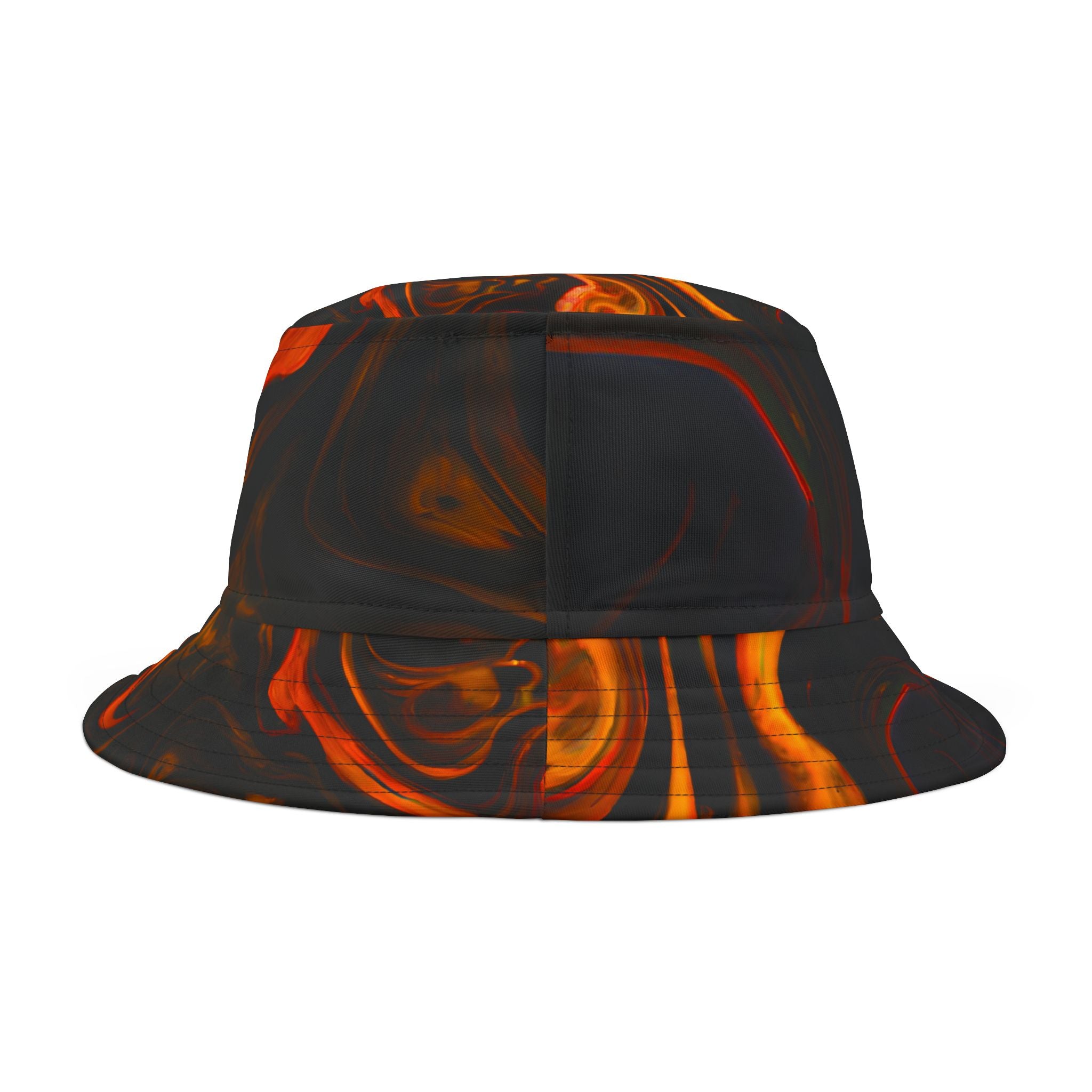 Black Flame Bucket Hat