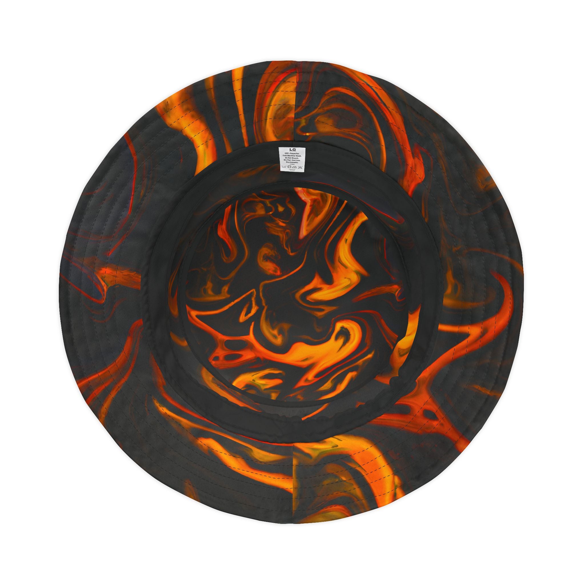 Black Flame Bucket Hat