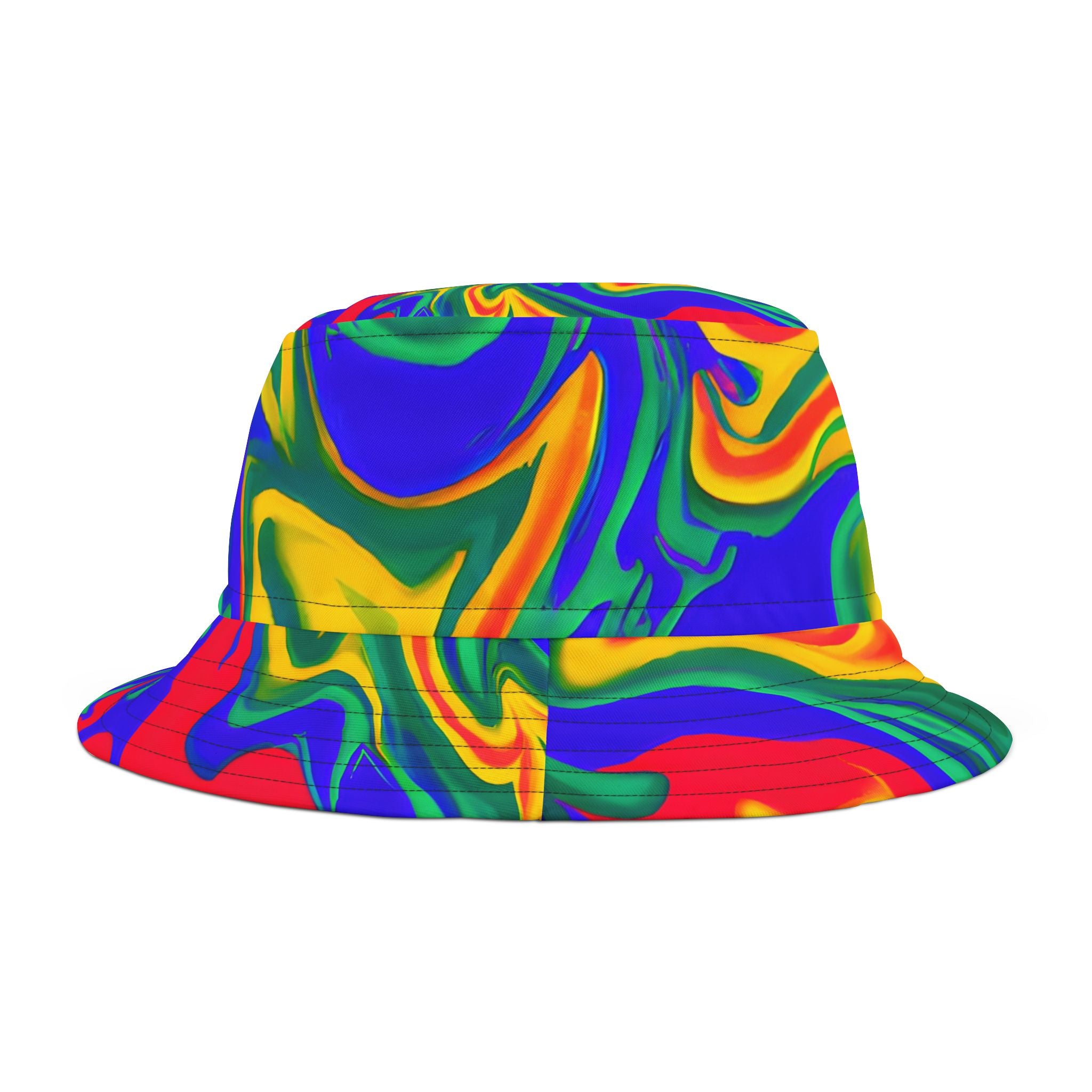 Electric Retro Fire Bucket Hat