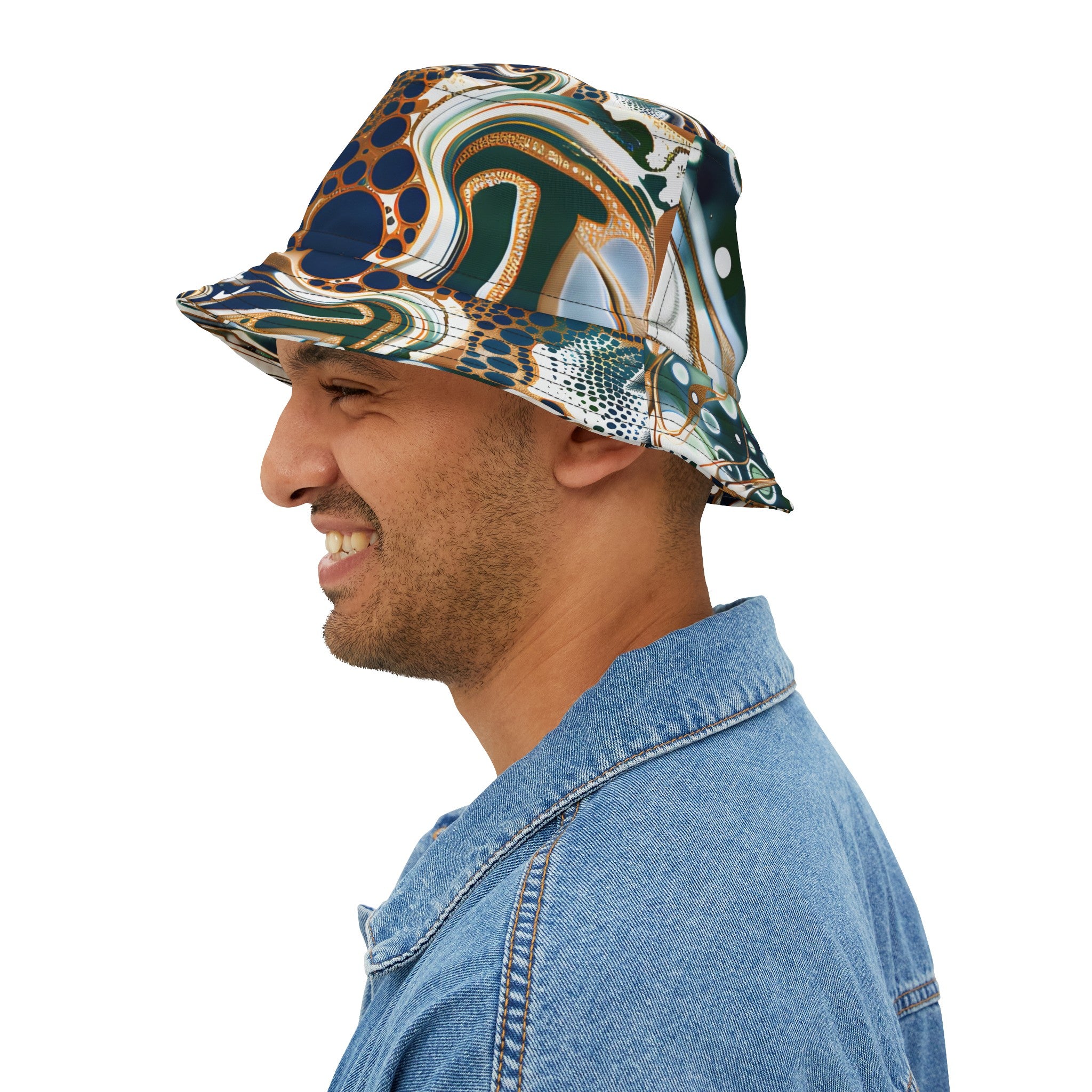 Hats - Sapphire Groove Fest Bucket Hat - Acid Daddy