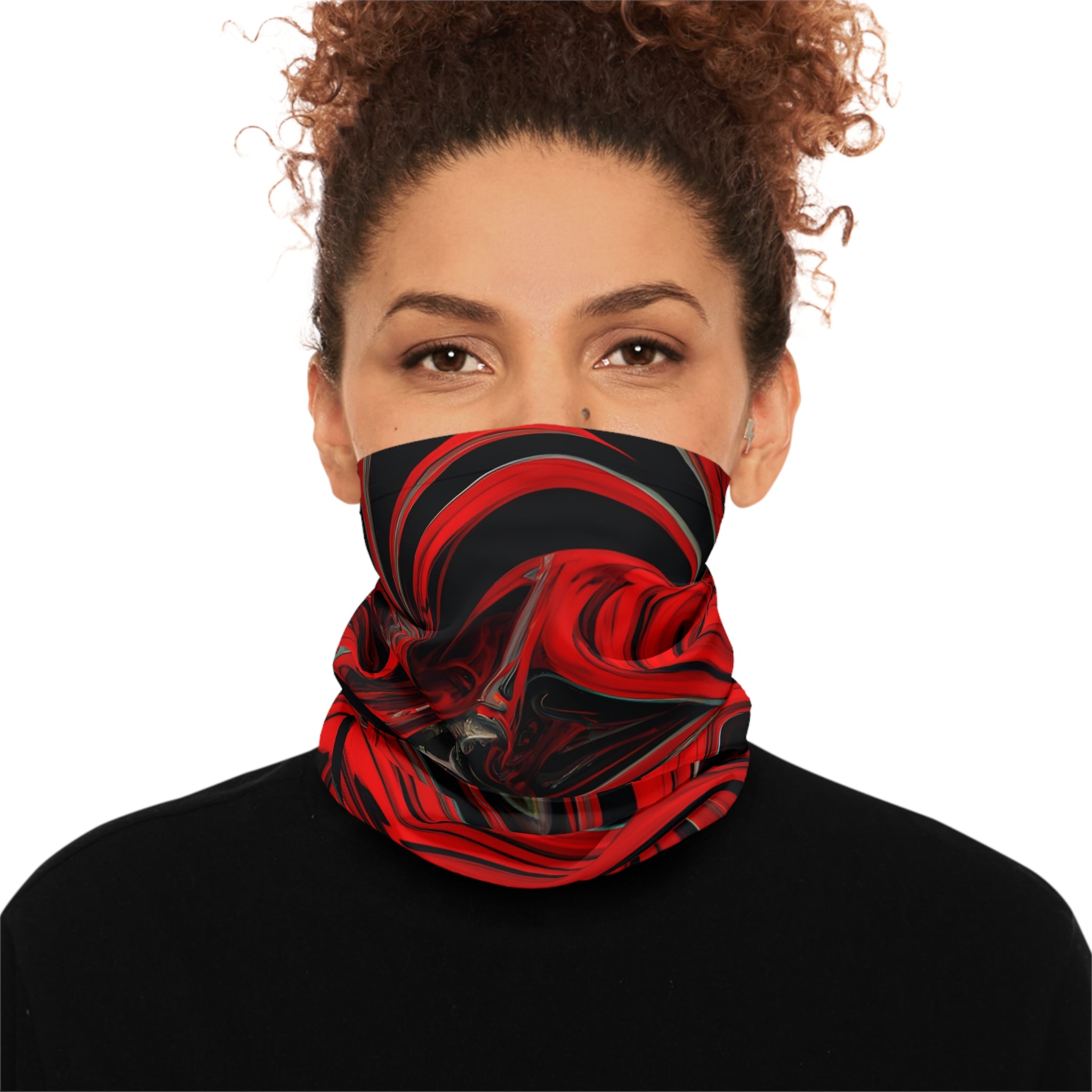 Raging Red Heart Lightweight Neck Gaiter