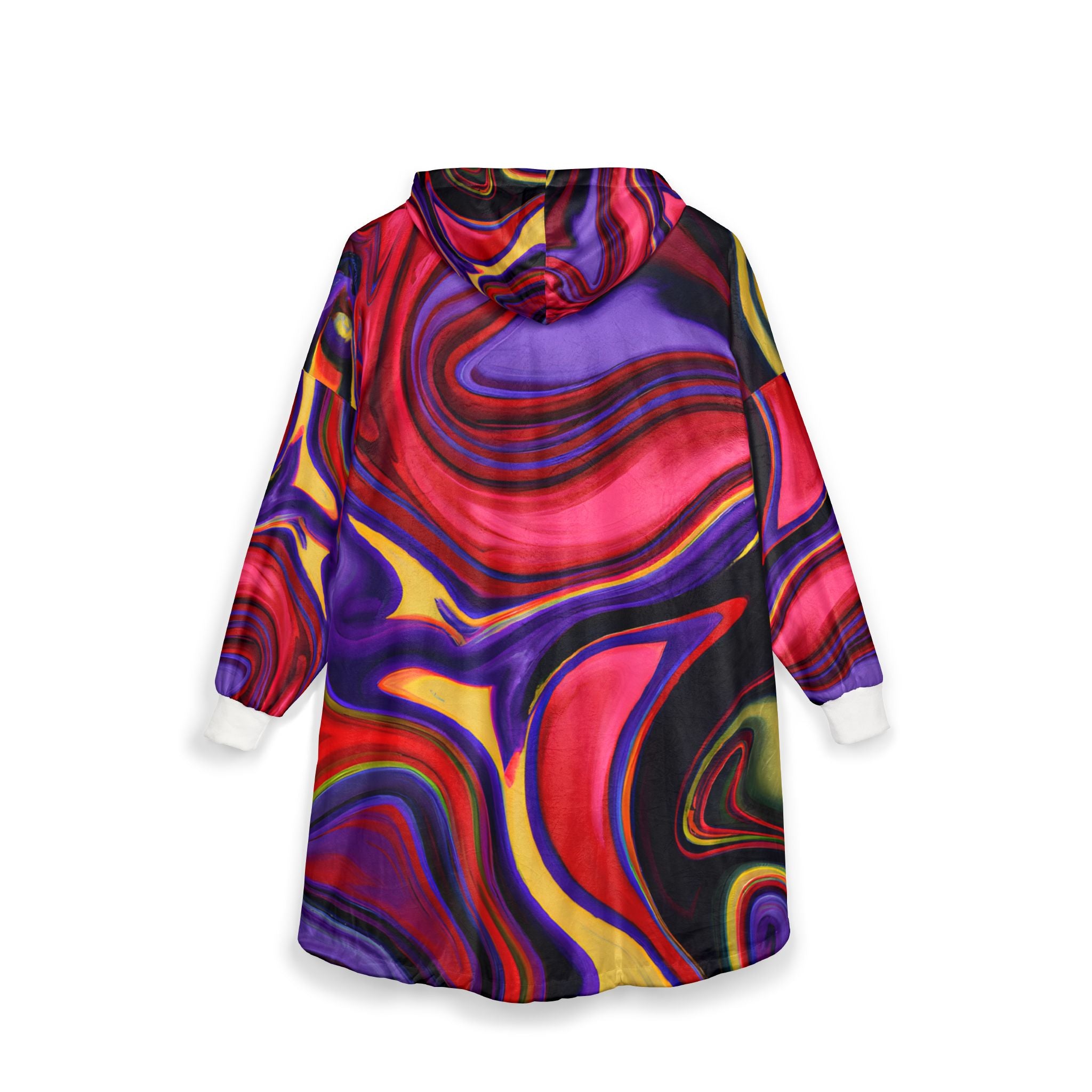 Pink Nebula Unisex Hooded Blanket