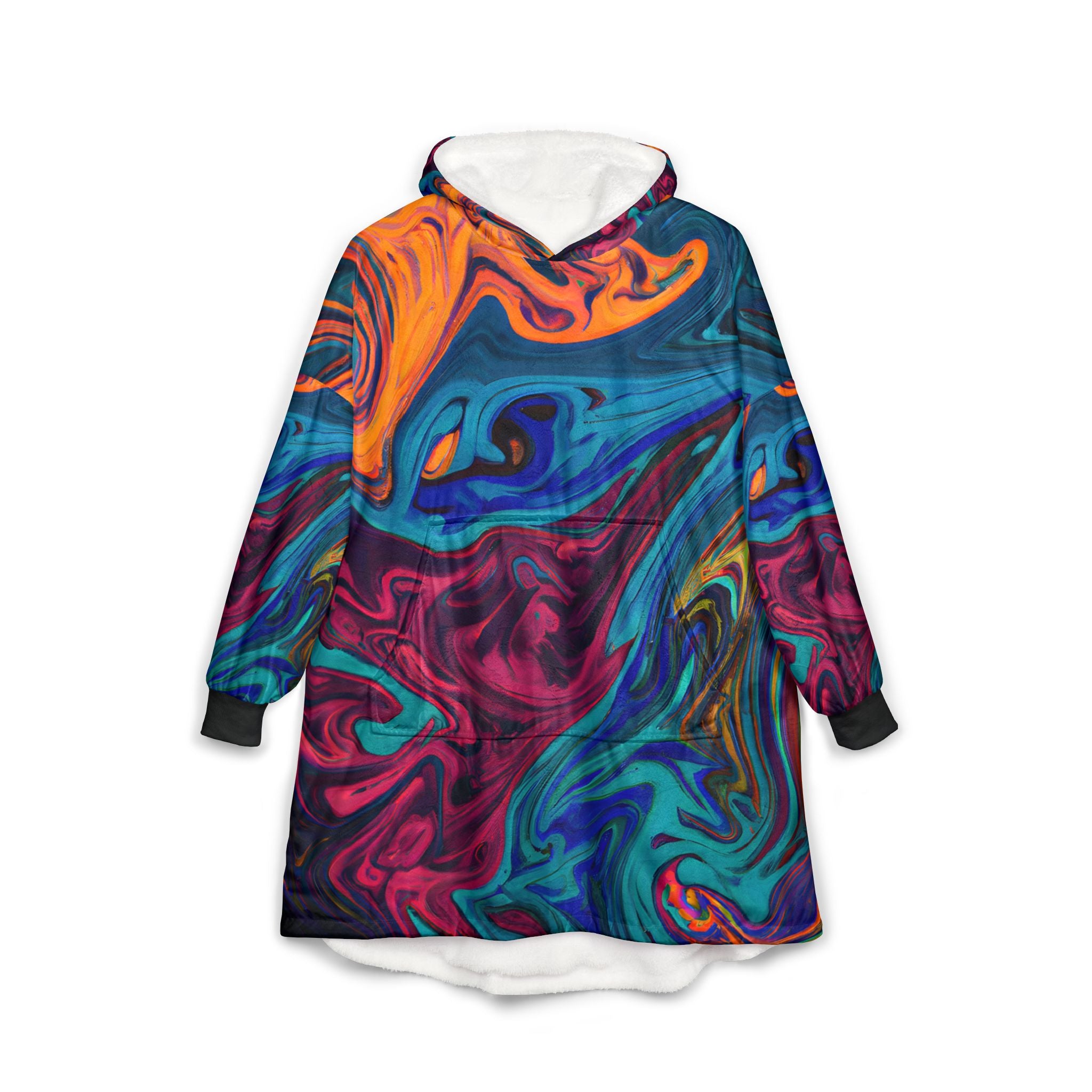 Mosaic Stir Unisex Hooded Blanket
