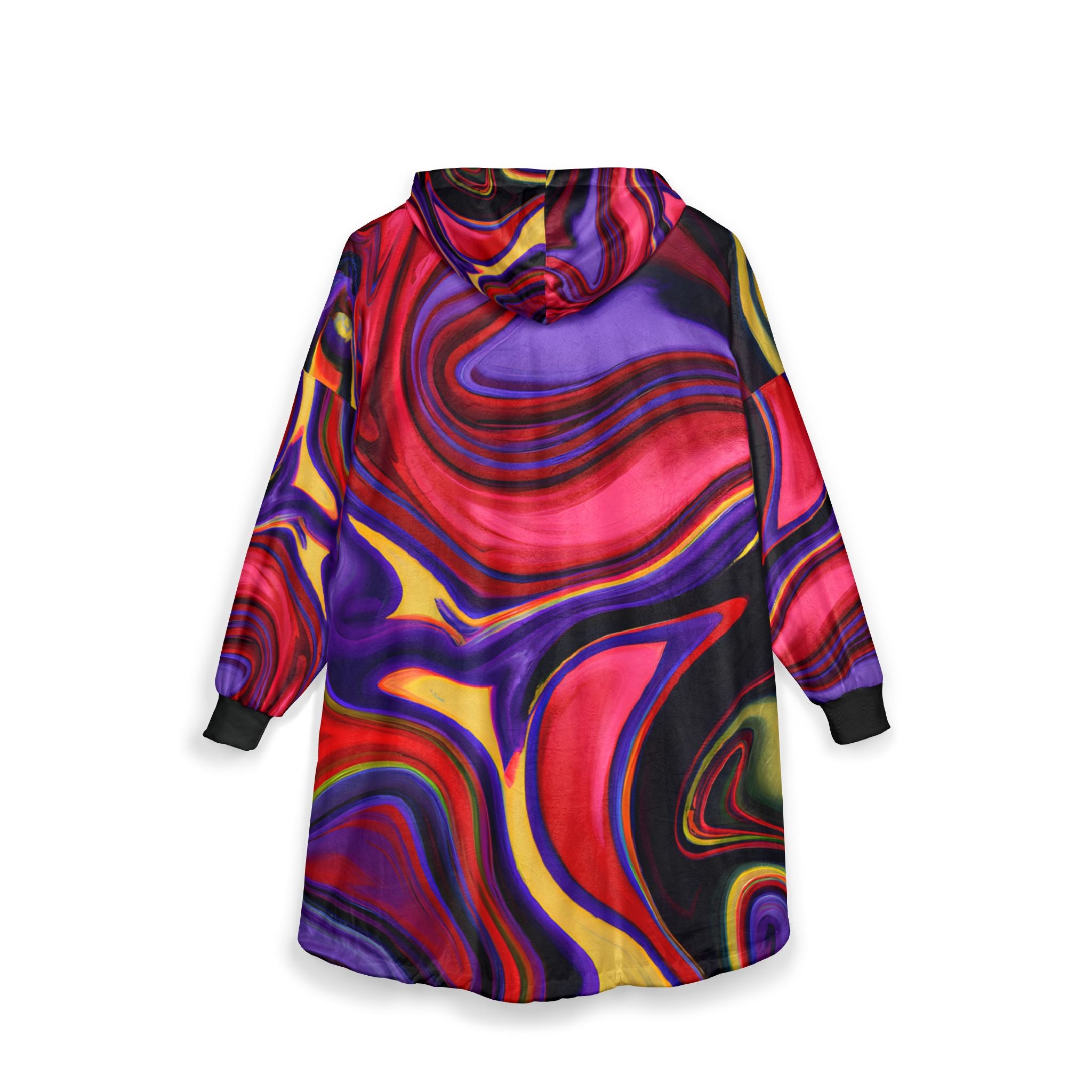 Pink Nebula Unisex Hooded Blanket