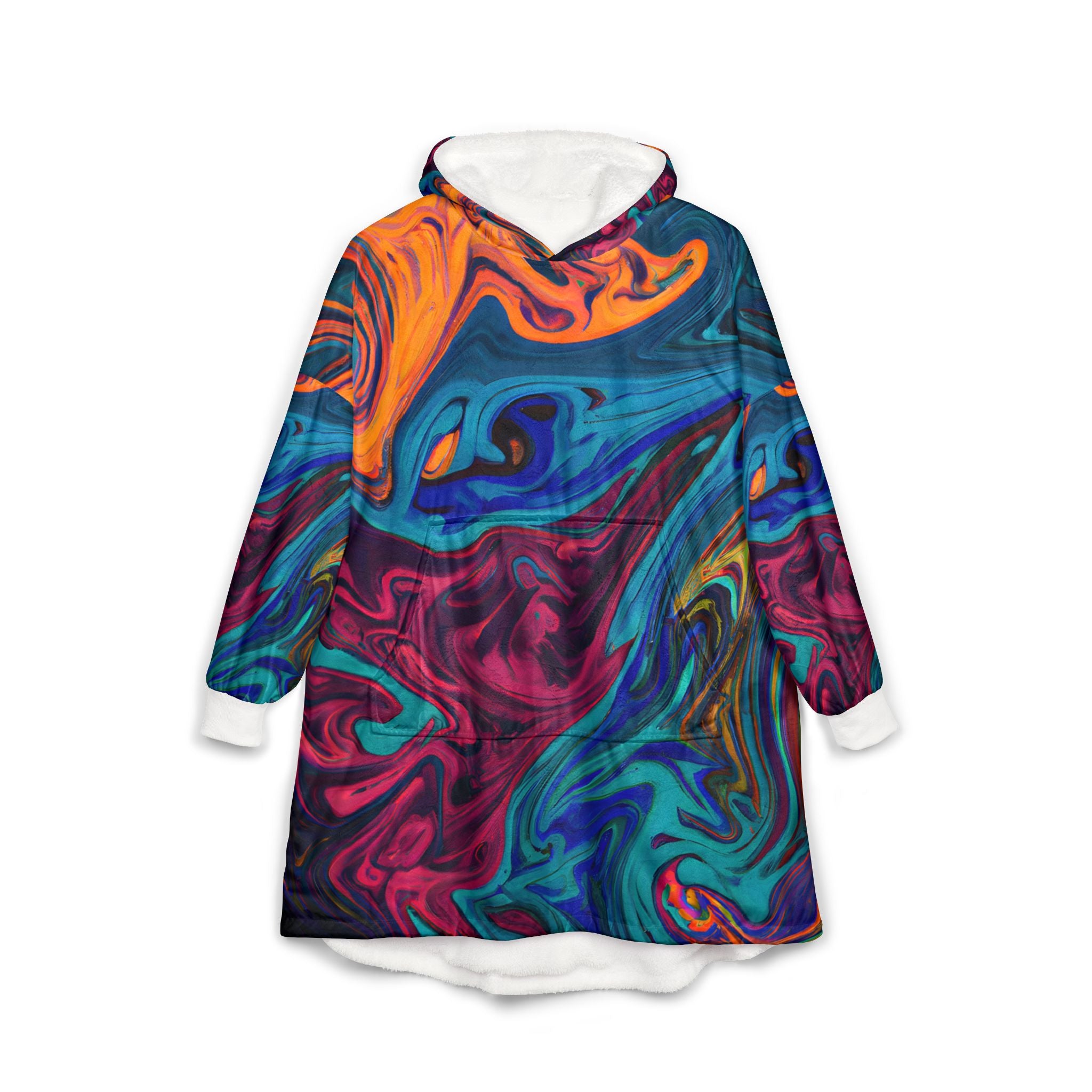 Mosaic Stir Unisex Hooded Blanket