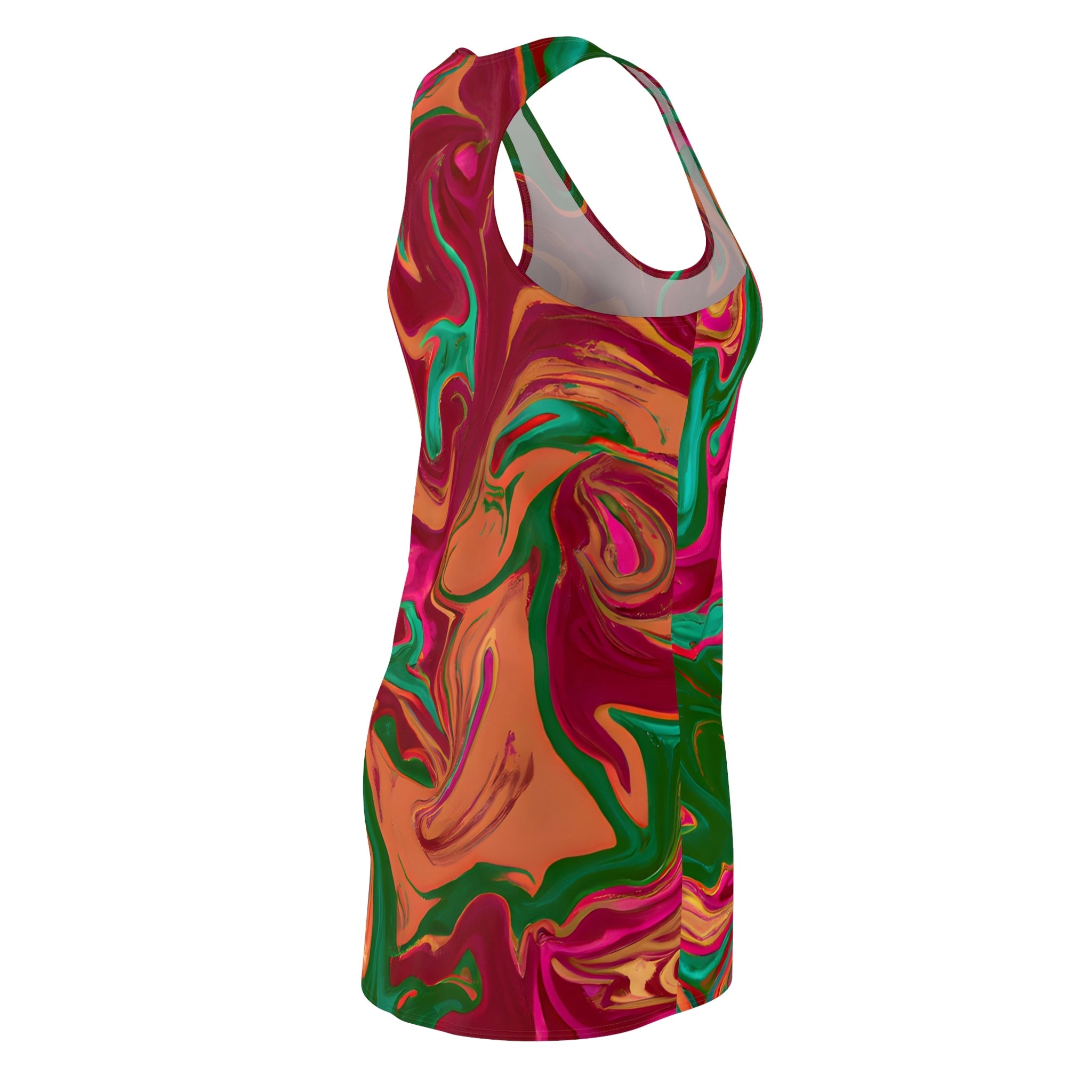 All Over Prints - Electric Forest Racerback Dress - Acid Daddy
