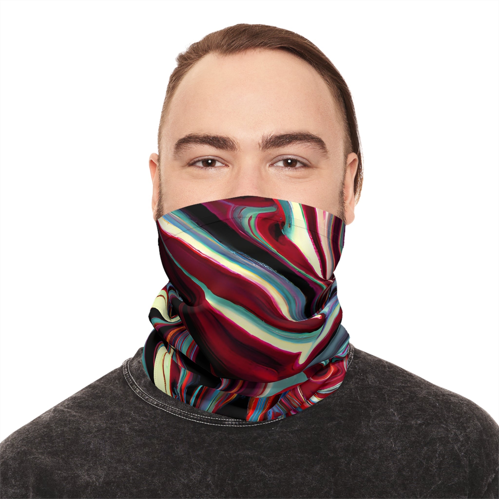 Gaiters - Colorado Cream Swirl Lightweight Neck Gaiter - Acid Daddy