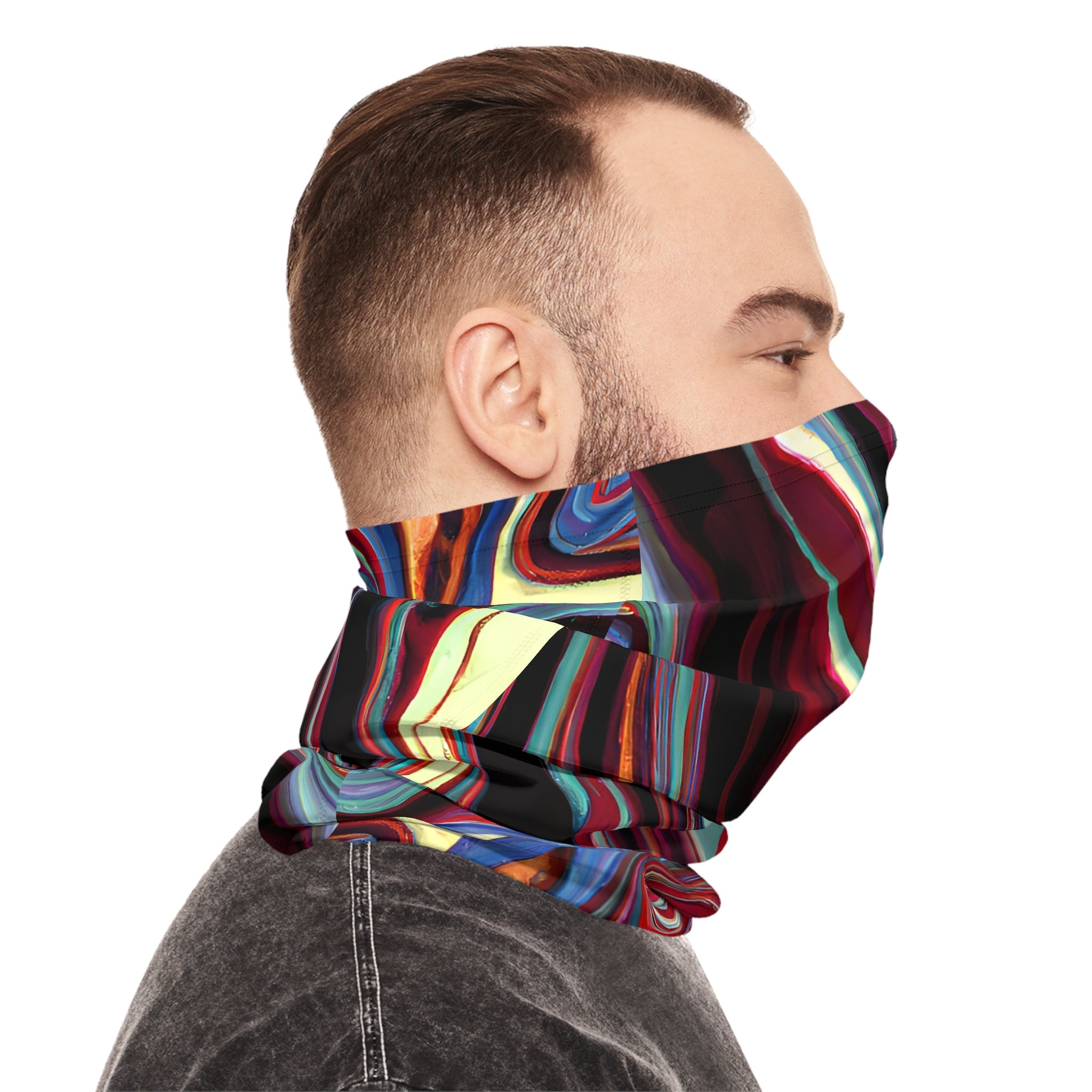 Gaiters - Colorado Cream Swirl Lightweight Neck Gaiter - Acid Daddy