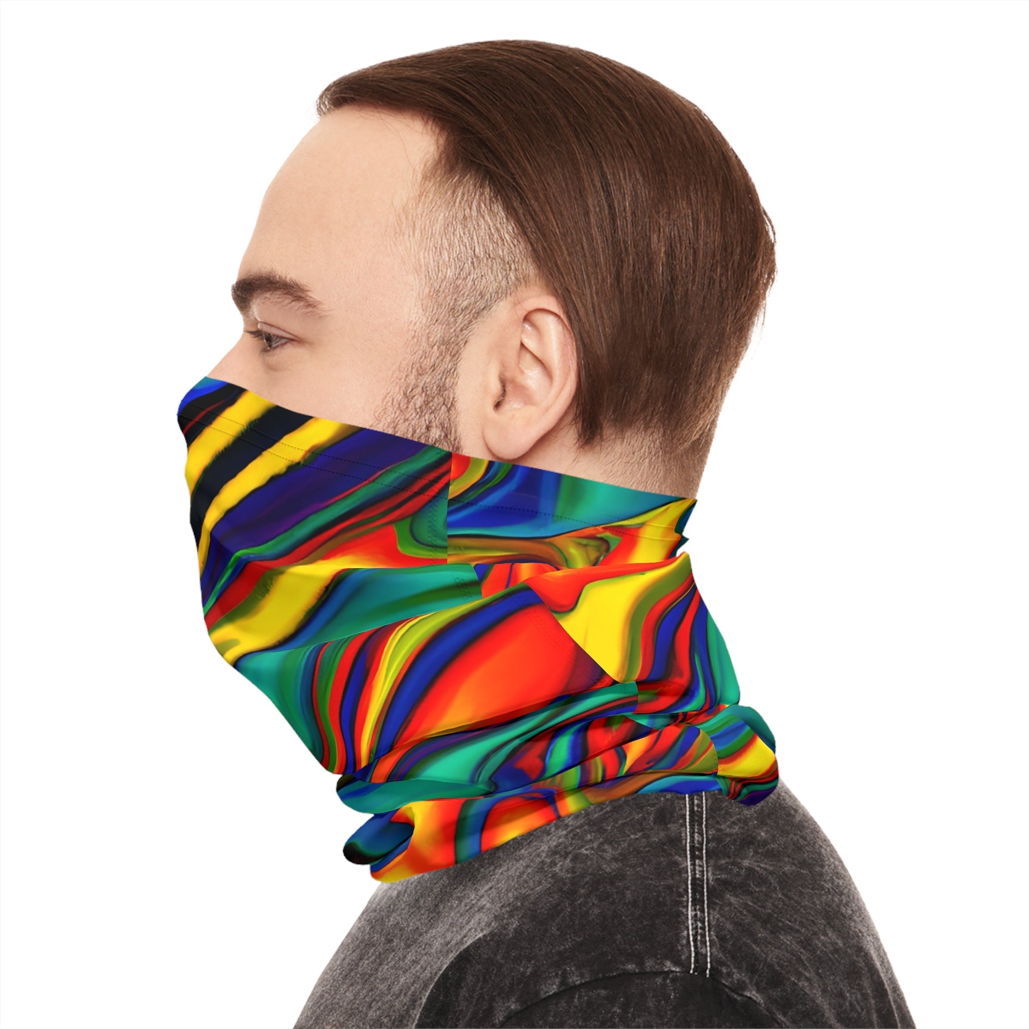 Gaiters - Emerald Chaos Lightweight Neck Gaiter - Acid Daddy