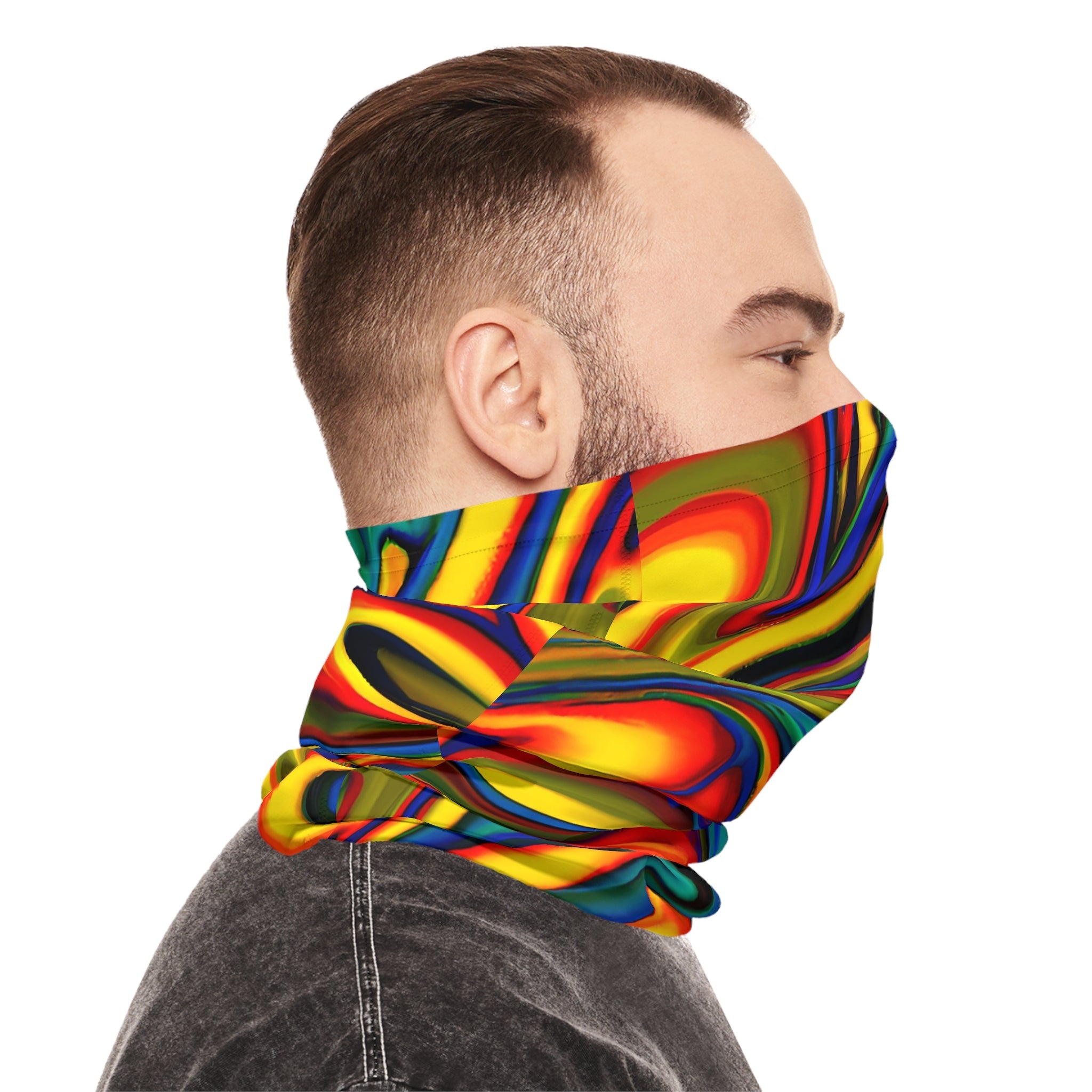 Gaiters - Emerald Chaos Lightweight Neck Gaiter - Acid Daddy
