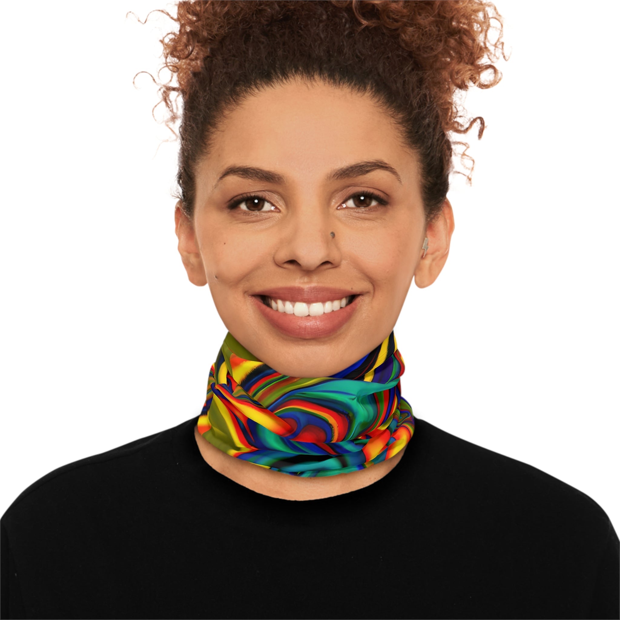 Gaiters - Emerald Chaos Lightweight Neck Gaiter - Acid Daddy