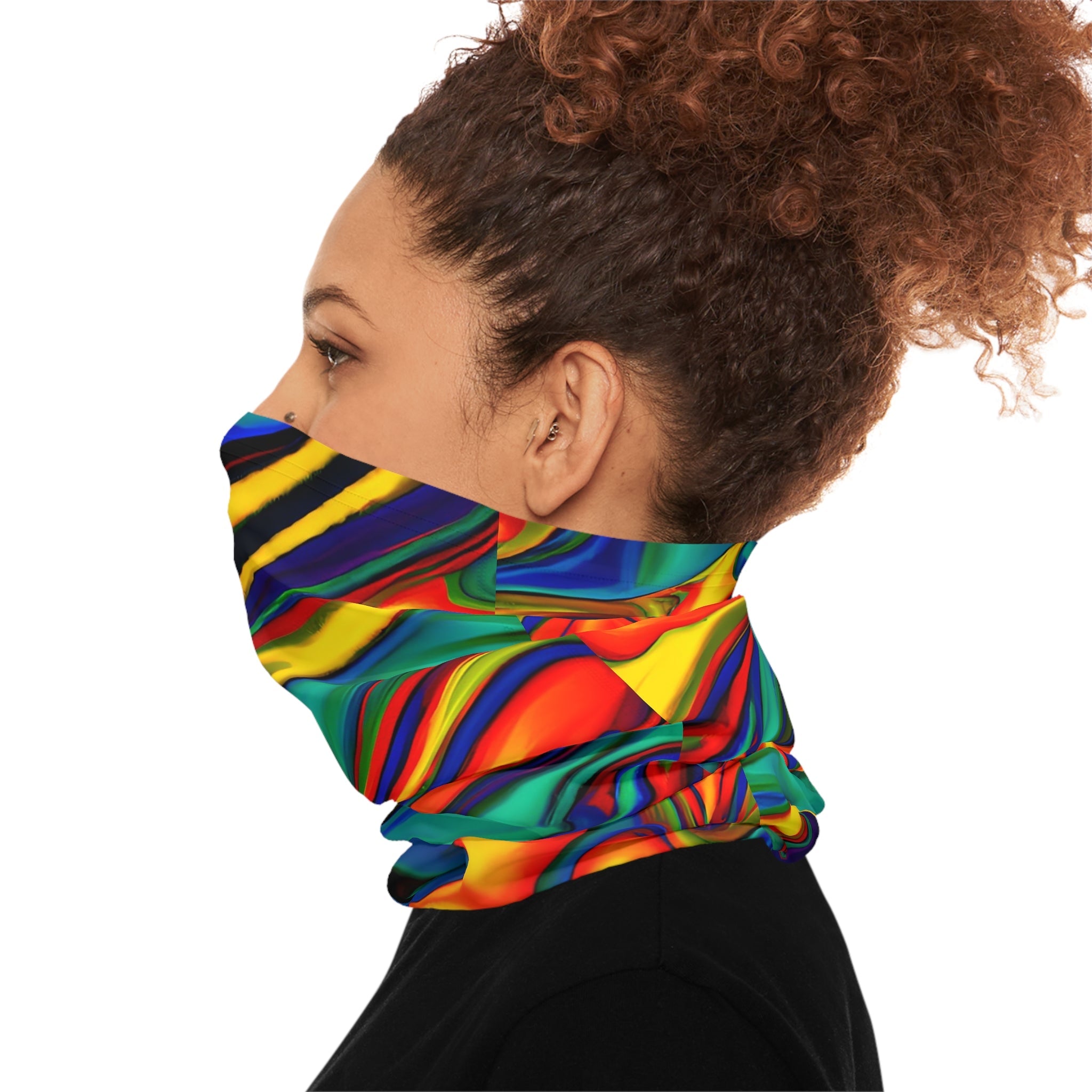 Gaiters - Emerald Chaos Lightweight Neck Gaiter - Acid Daddy