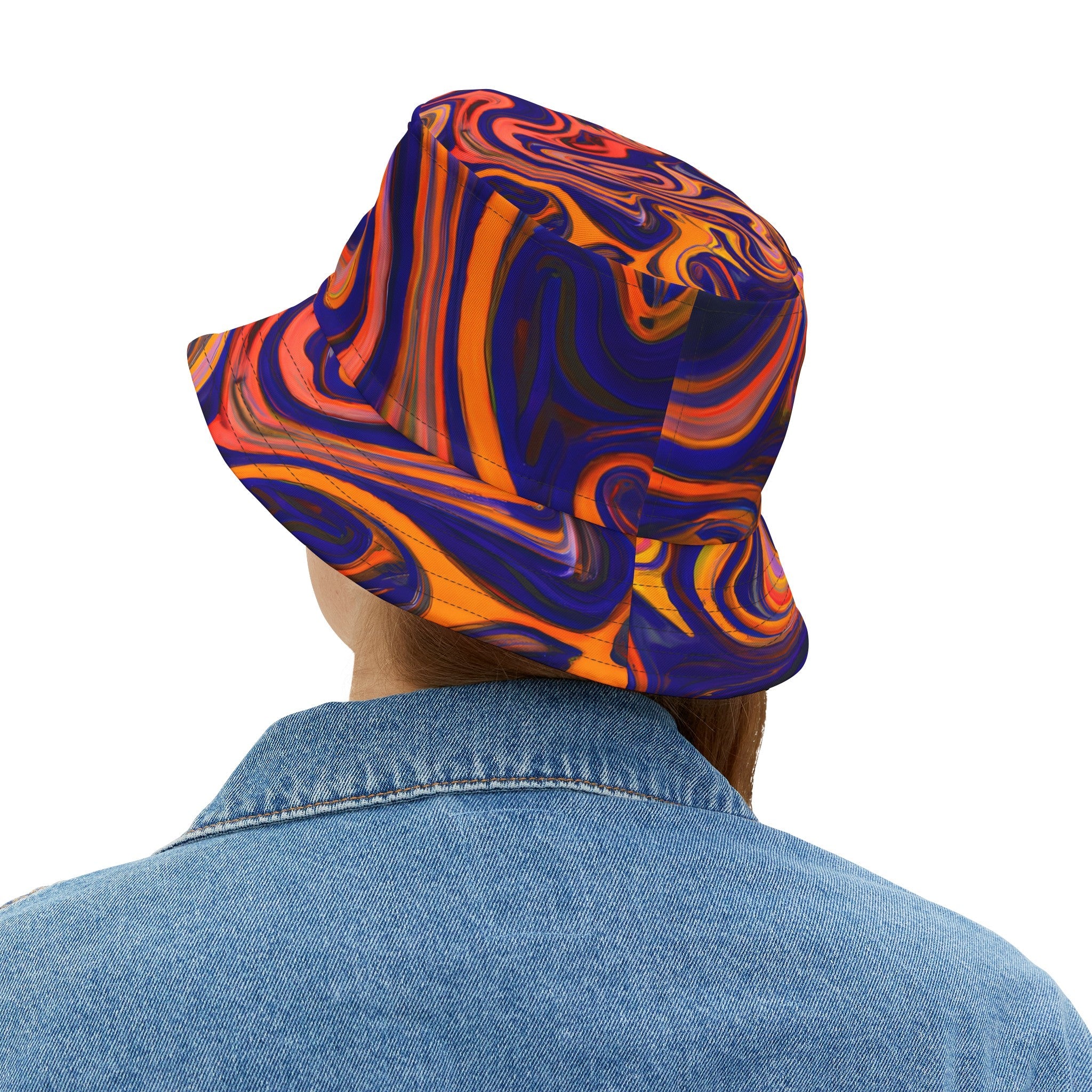 Hats - Transcendent Zen Beats Bucket Hat - Acid Daddy
