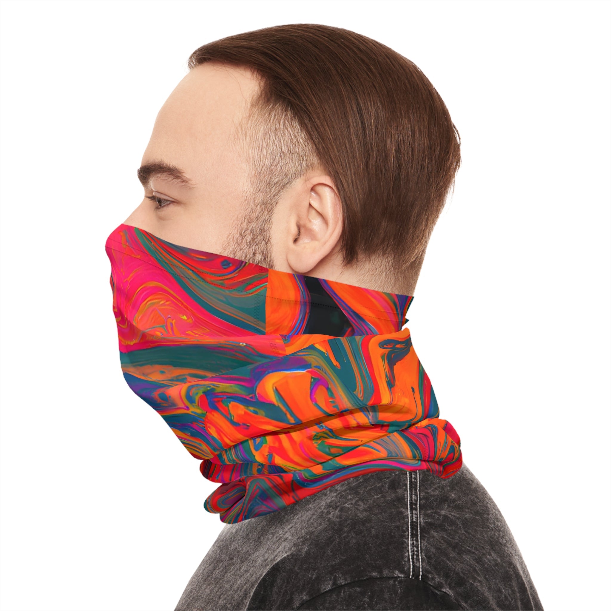 Gaiters - Mushroom Depths Lightweight Neck Gaiter - Acid Daddy