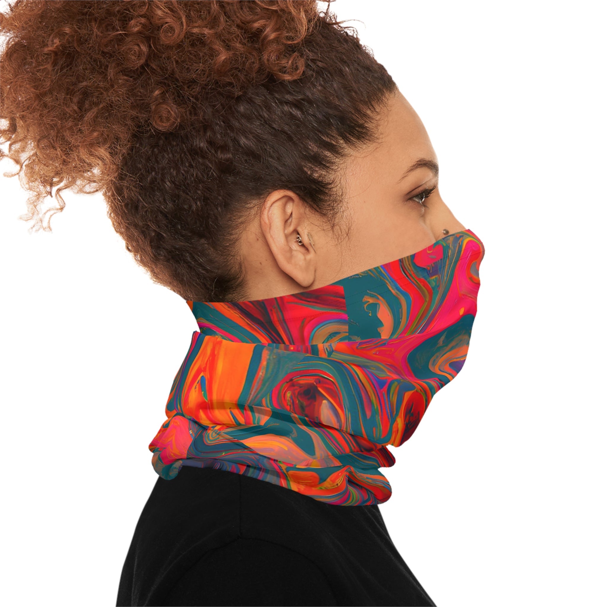 Gaiters - Mushroom Depths Lightweight Neck Gaiter - Acid Daddy