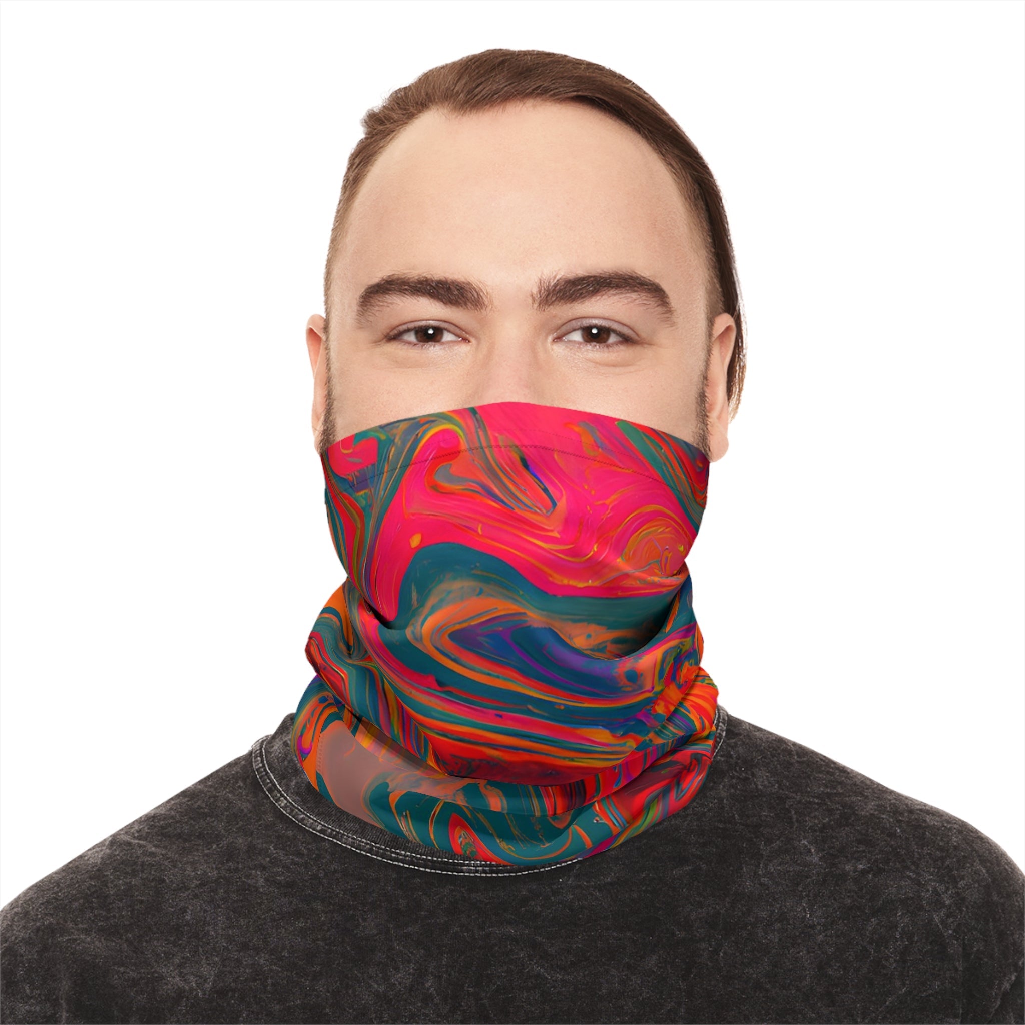Gaiters - Mushroom Depths Lightweight Neck Gaiter - Acid Daddy