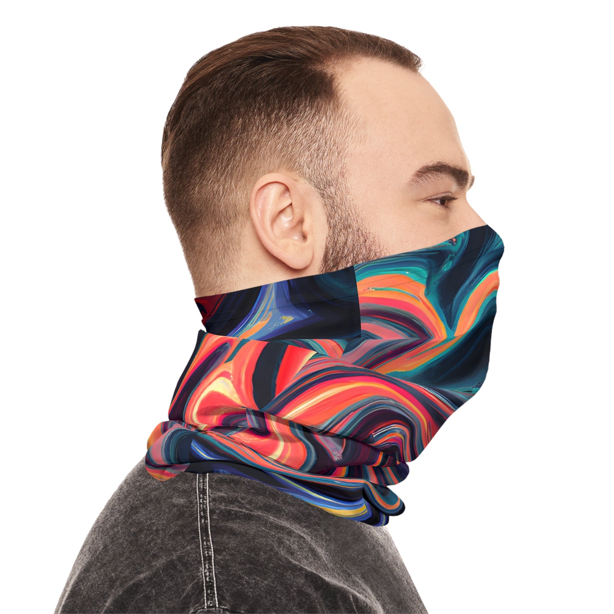 Gaiters - Mushroom Mist Lightweight Neck Gaiter - Acid Daddy