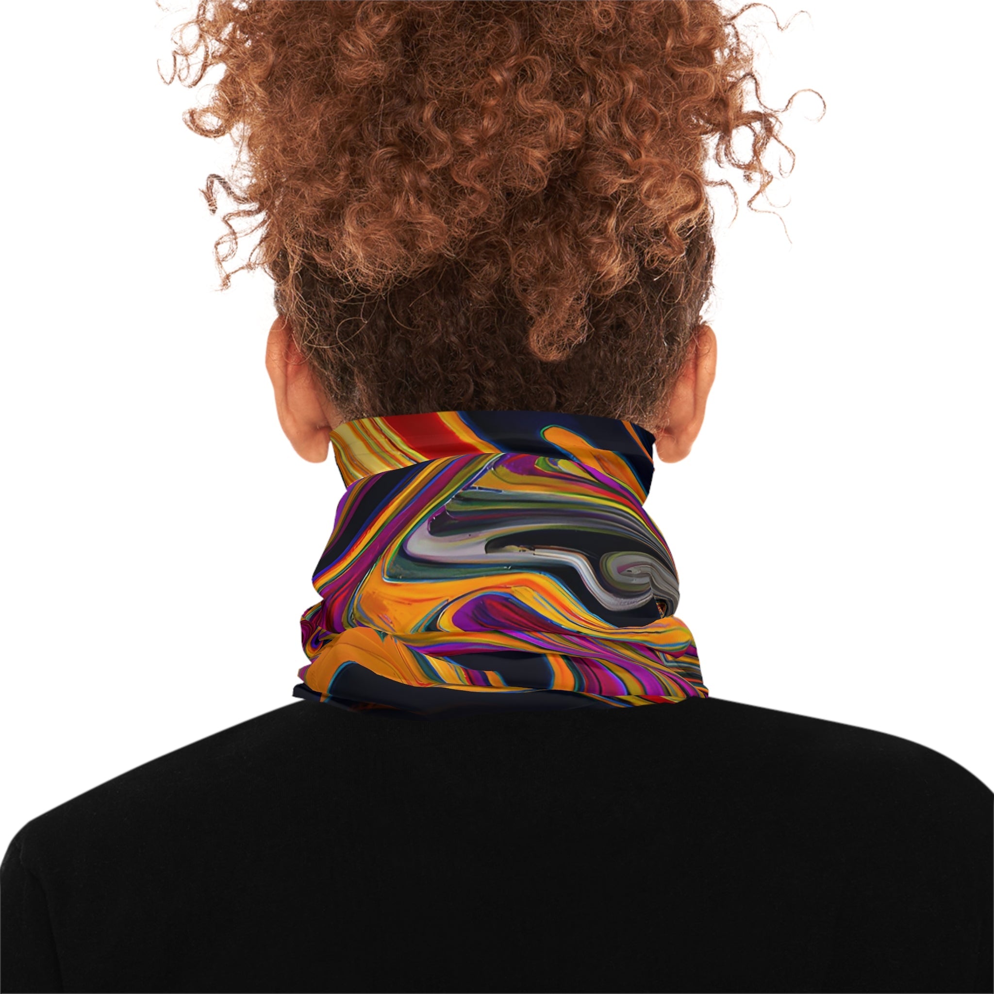 Gaiters - Nebulous Violet Starlight Lightweight Neck Gaiter - Acid Daddy