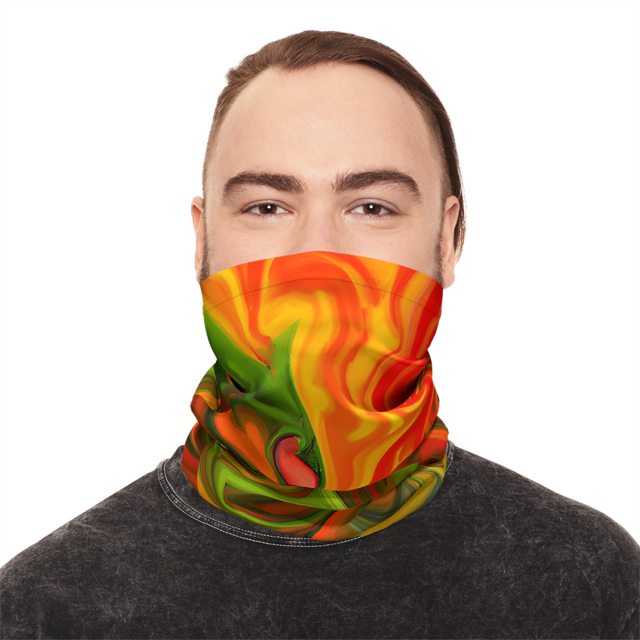 Gaiters - Orange Groove Midweight Neck Gaiter - Acid Daddy