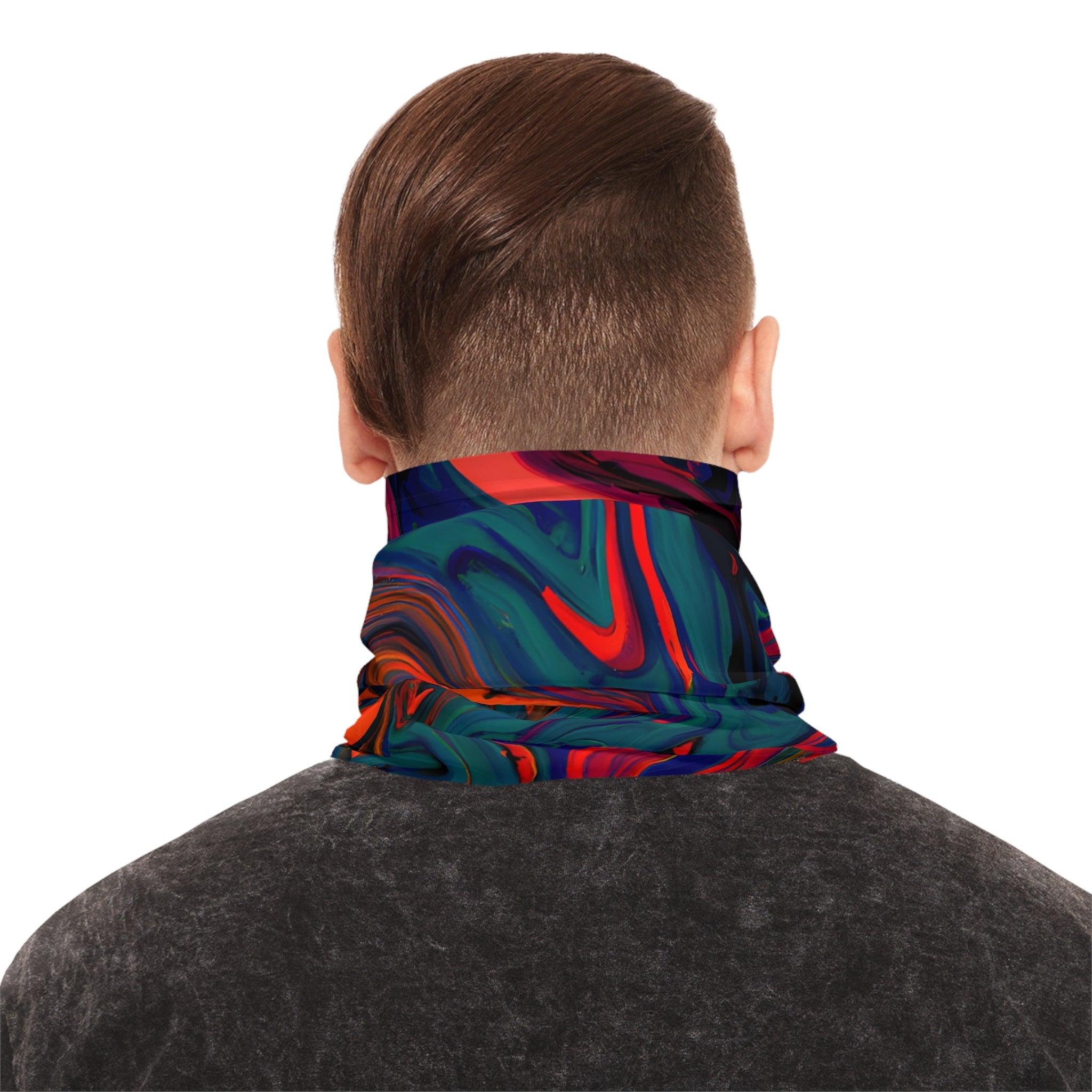 Gaiters - Painted Trip Design Lightweight Neck Gaiter - Acid Daddy