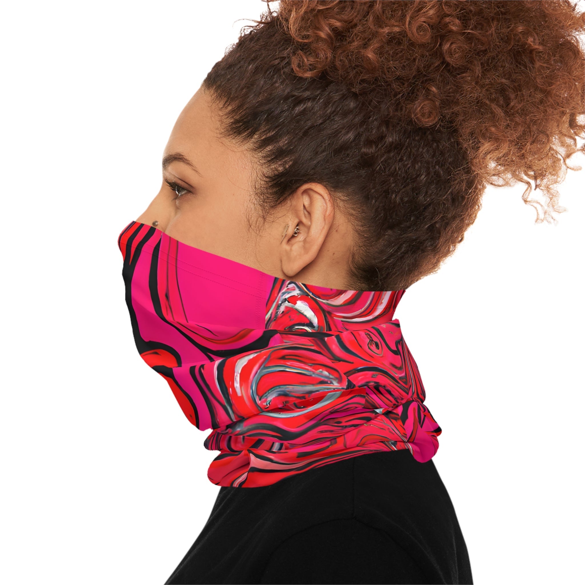 Gaiters - Psychedelic Pink Trip Midweight Neck Gaiter - Acid Daddy