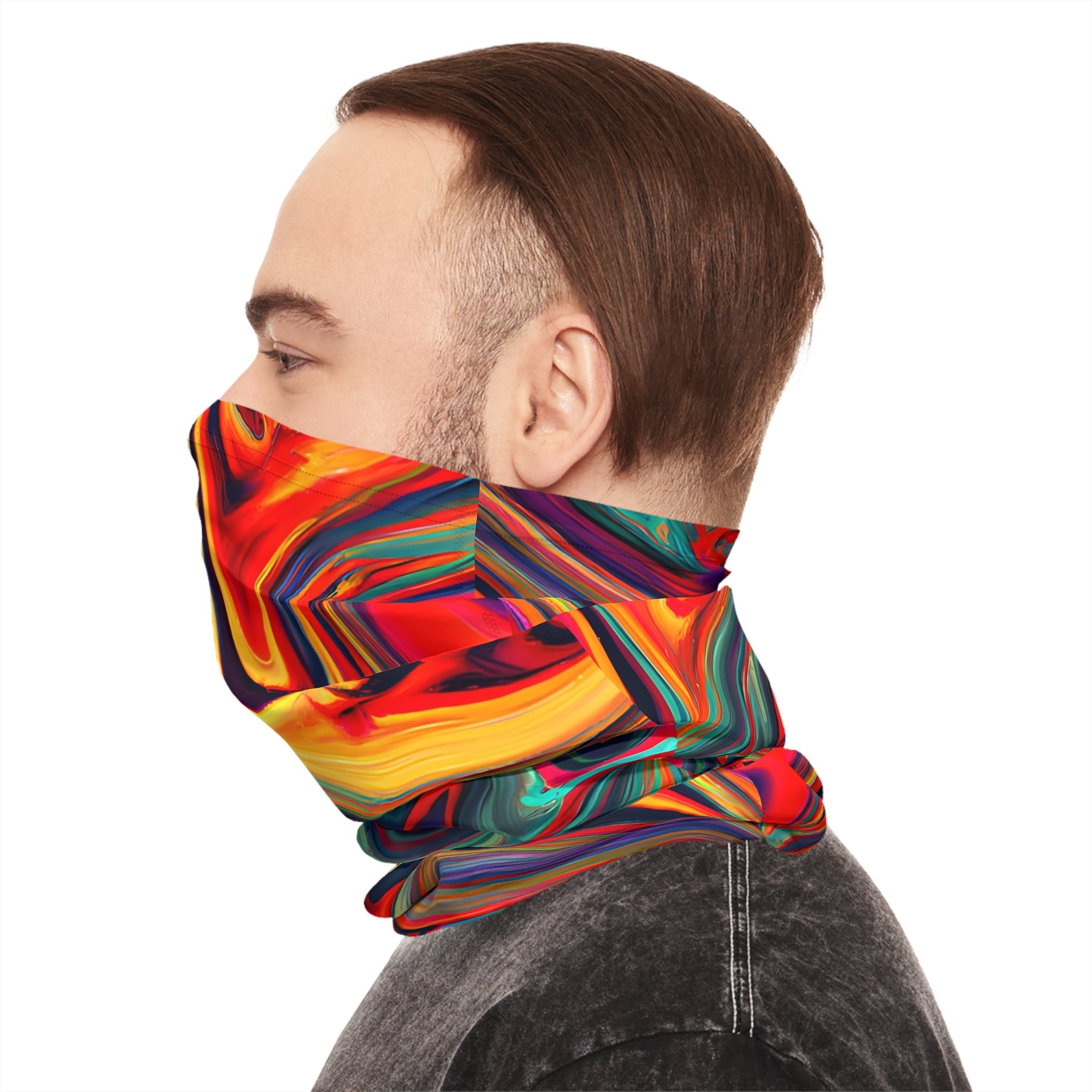 Gaiters - Psychedelic Swish Lightweight Neck Gaiter - Acid Daddy