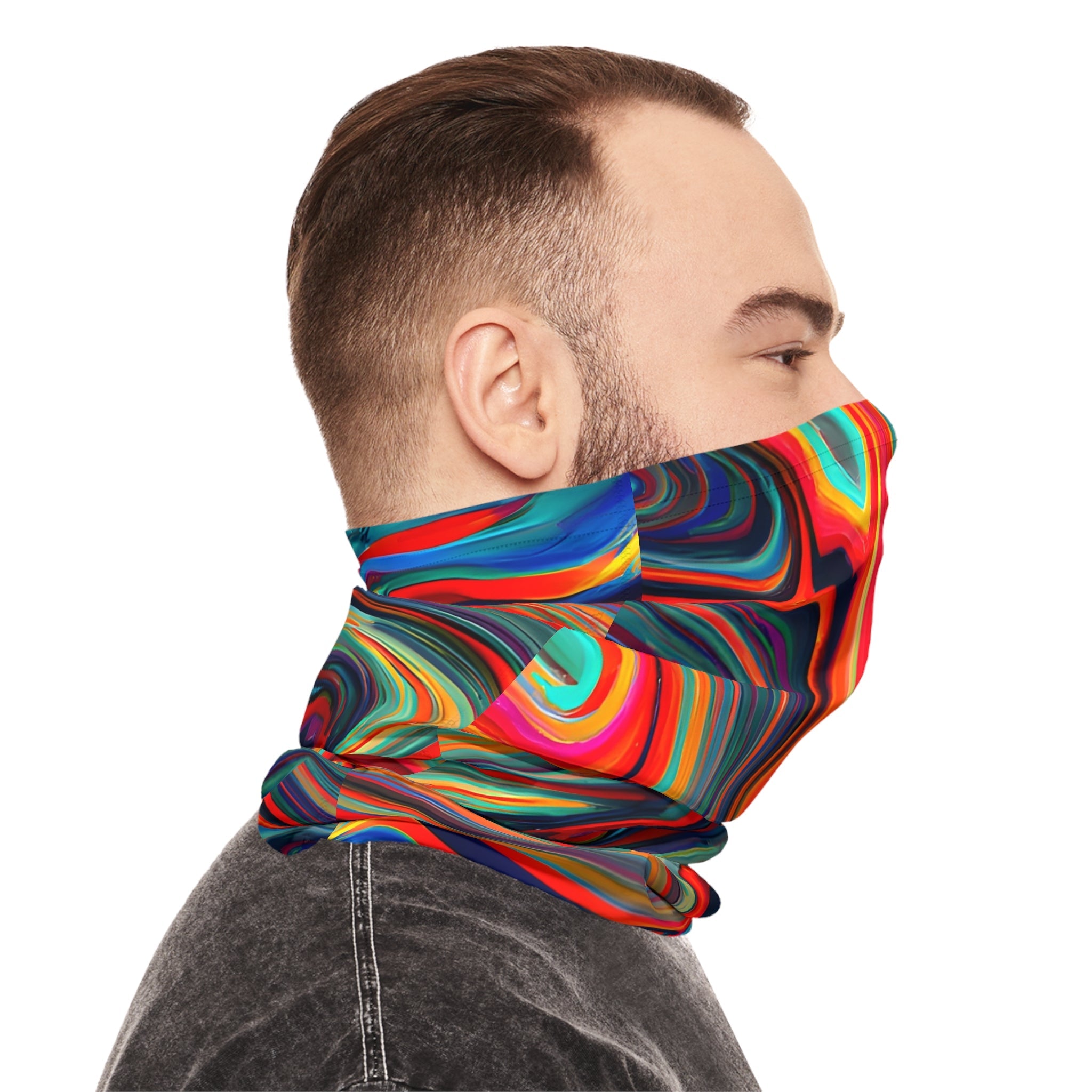 Gaiters - Psychedelic Swish Lightweight Neck Gaiter - Acid Daddy