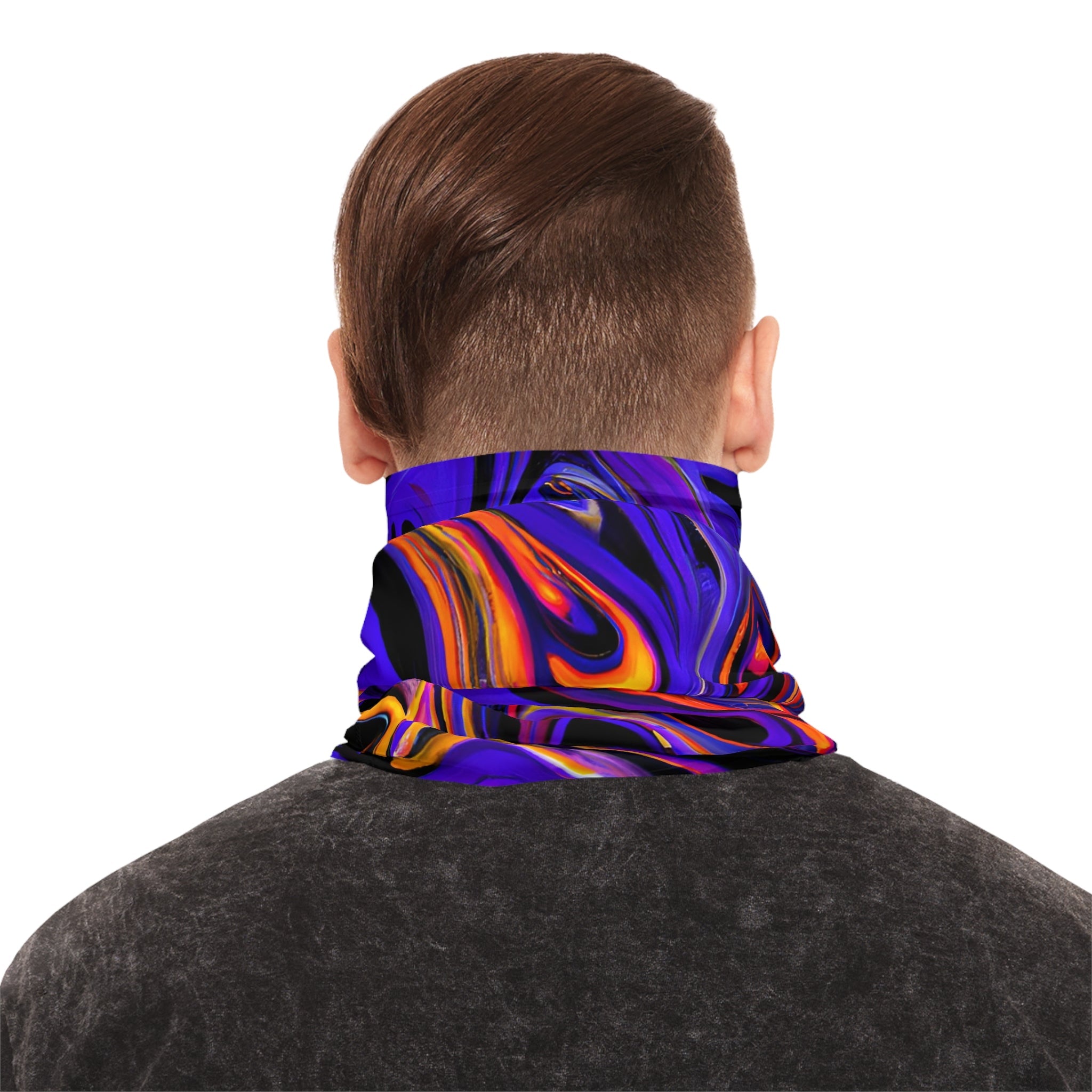 Gaiters - Purple Flex Design Lightweight Neck Gaiter - Acid Daddy