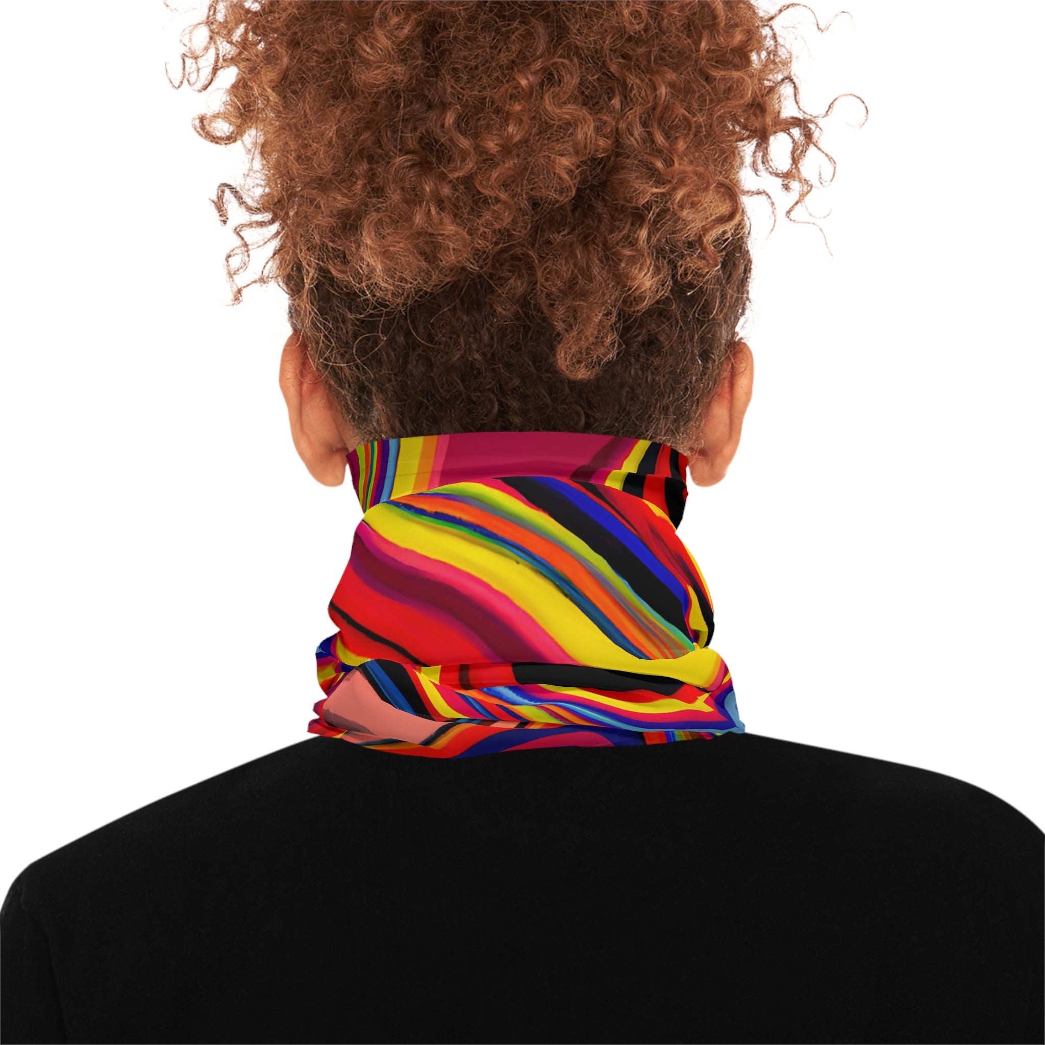 Gaiters - Retro Swirls Lightweight Neck Gaiter - Acid Daddy