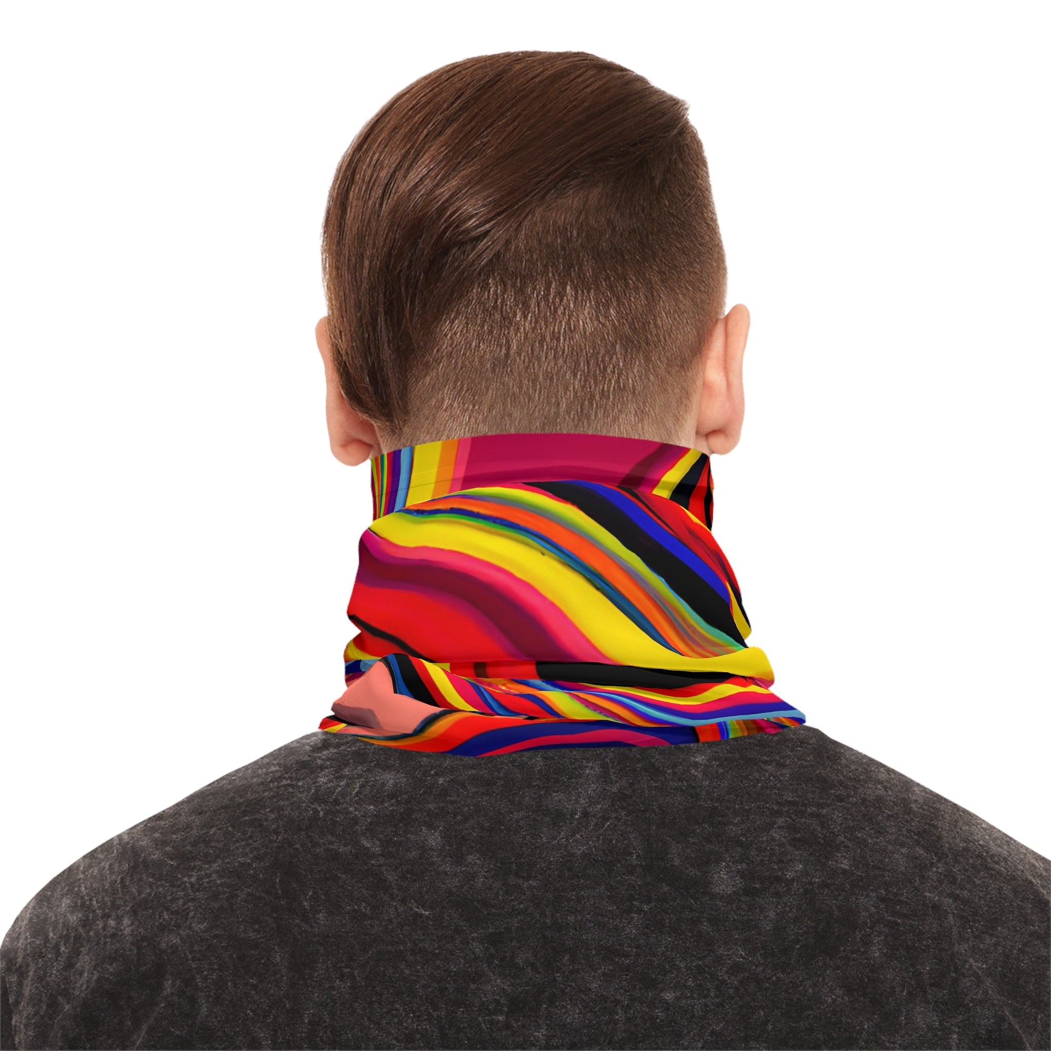 Gaiters - Retro Swirls Lightweight Neck Gaiter - Acid Daddy