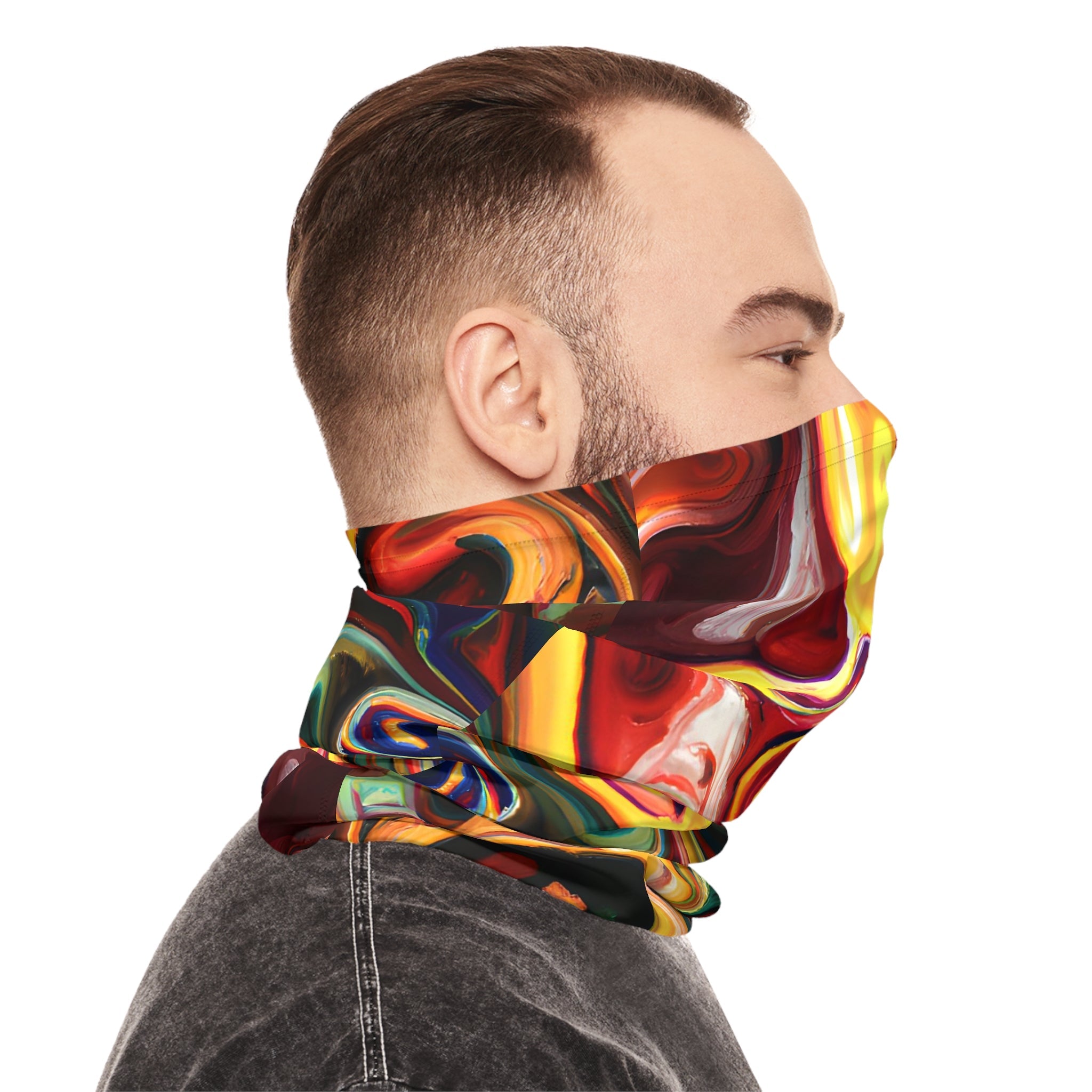 Gaiters - Spicy Swirl Lightweight Neck Gaiter - Acid Daddy