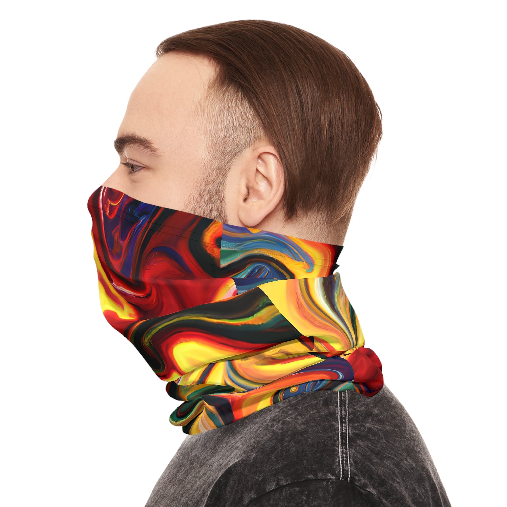 Gaiters - Spicy Swirl Lightweight Neck Gaiter - Acid Daddy