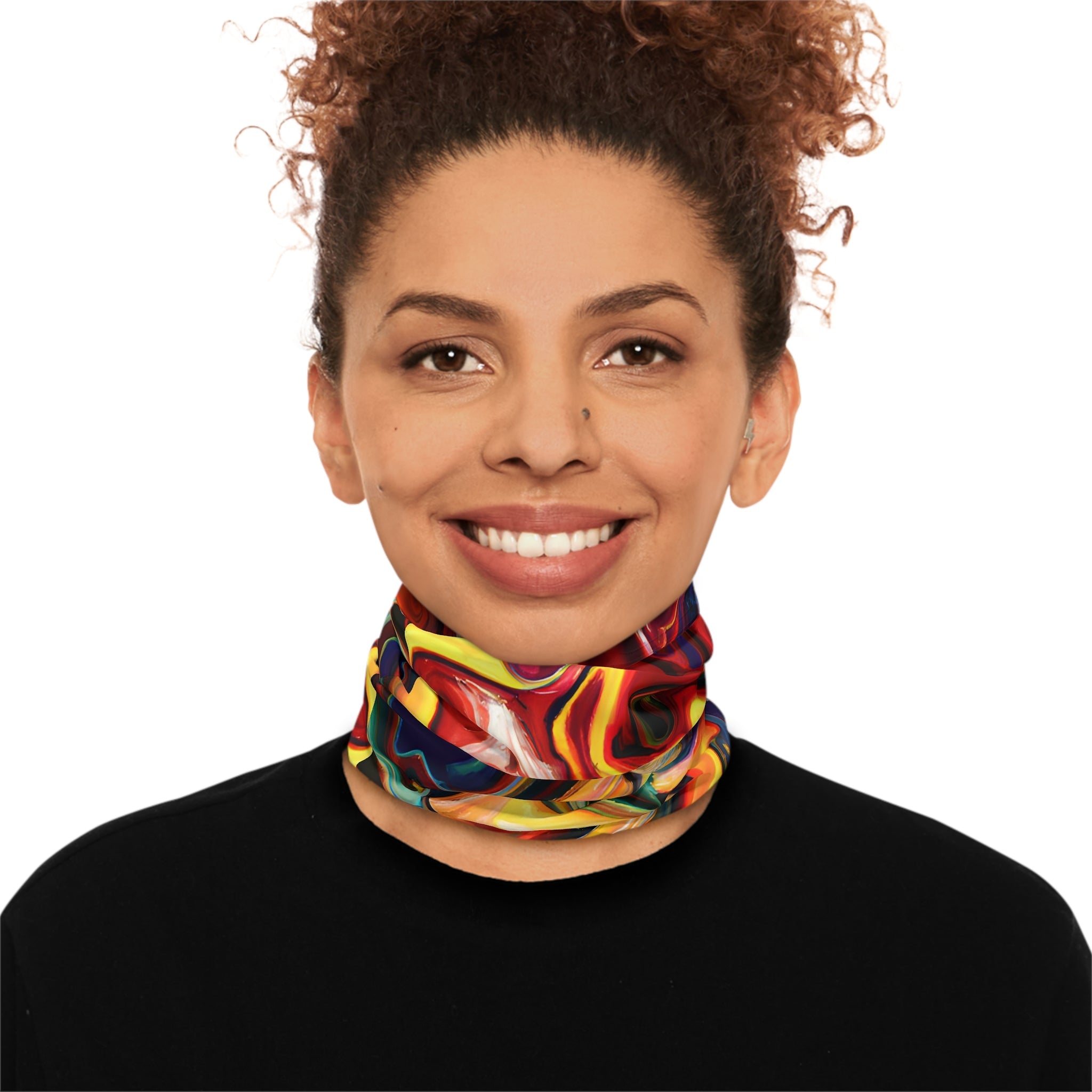 Gaiters - Spicy Swirl Lightweight Neck Gaiter - Acid Daddy