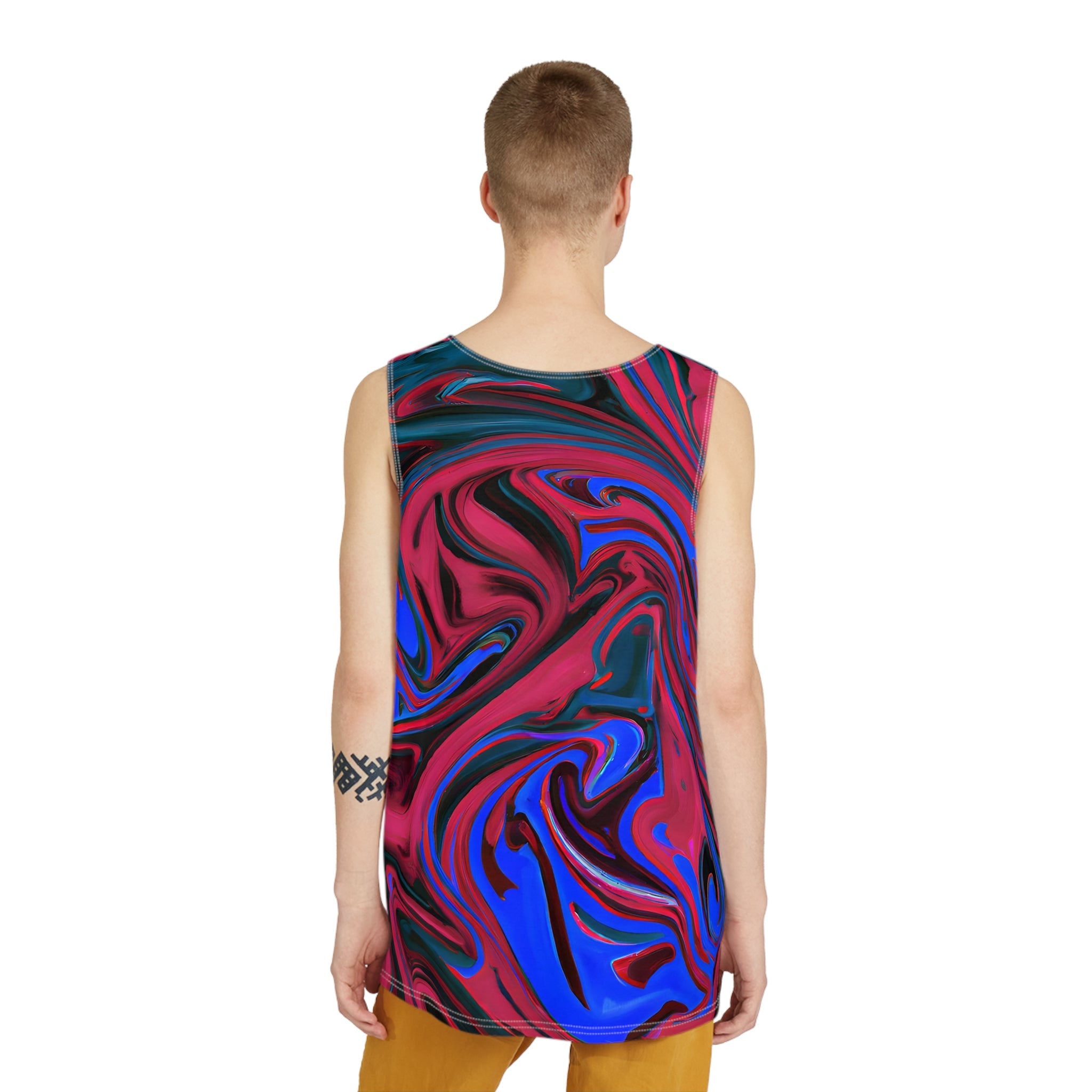 Tank Tops - Azure Shades Festival Tank Top - Acid Daddy