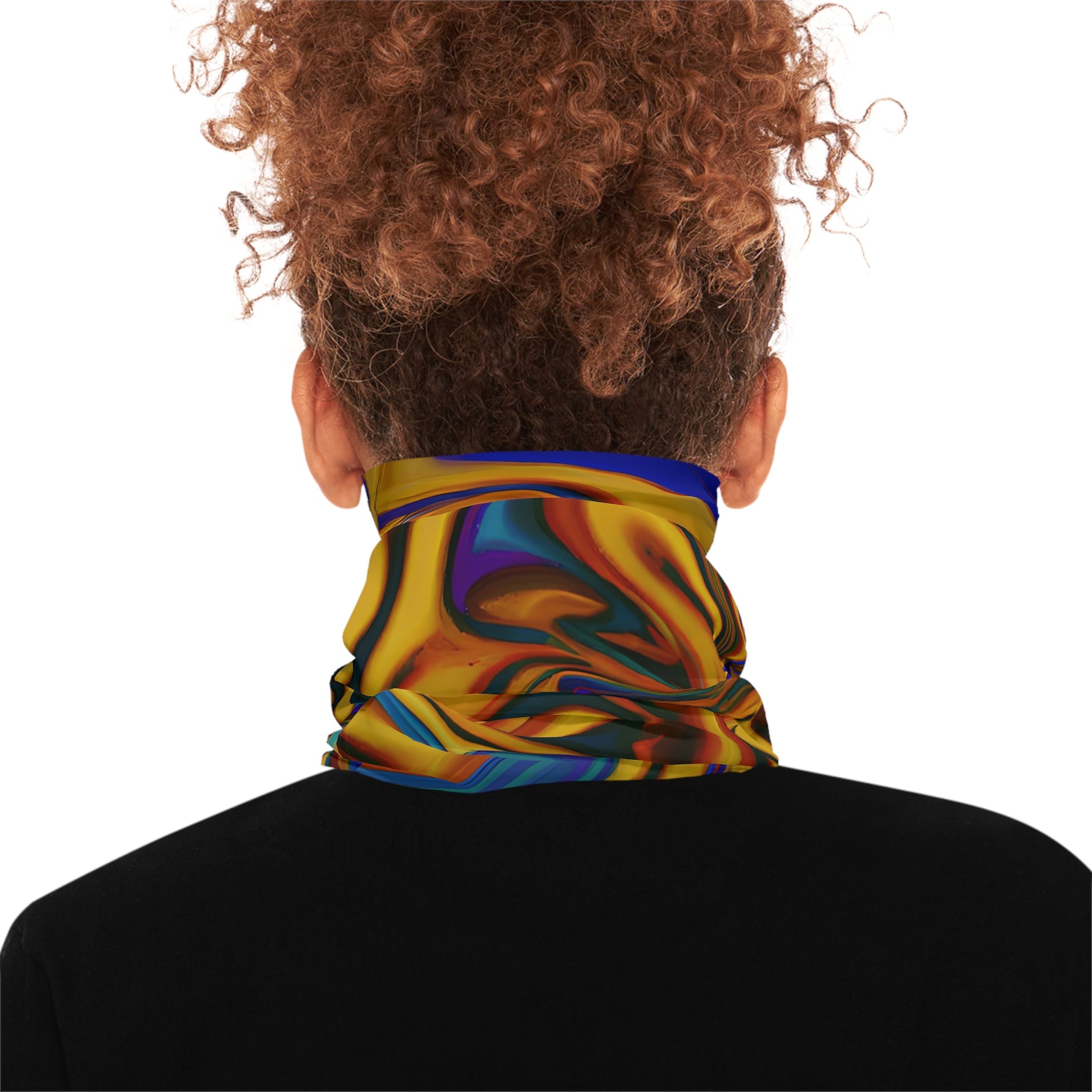 Gaiters - Transcendental Gold Elegance Lightweight Neck Gaiter - Acid Daddy
