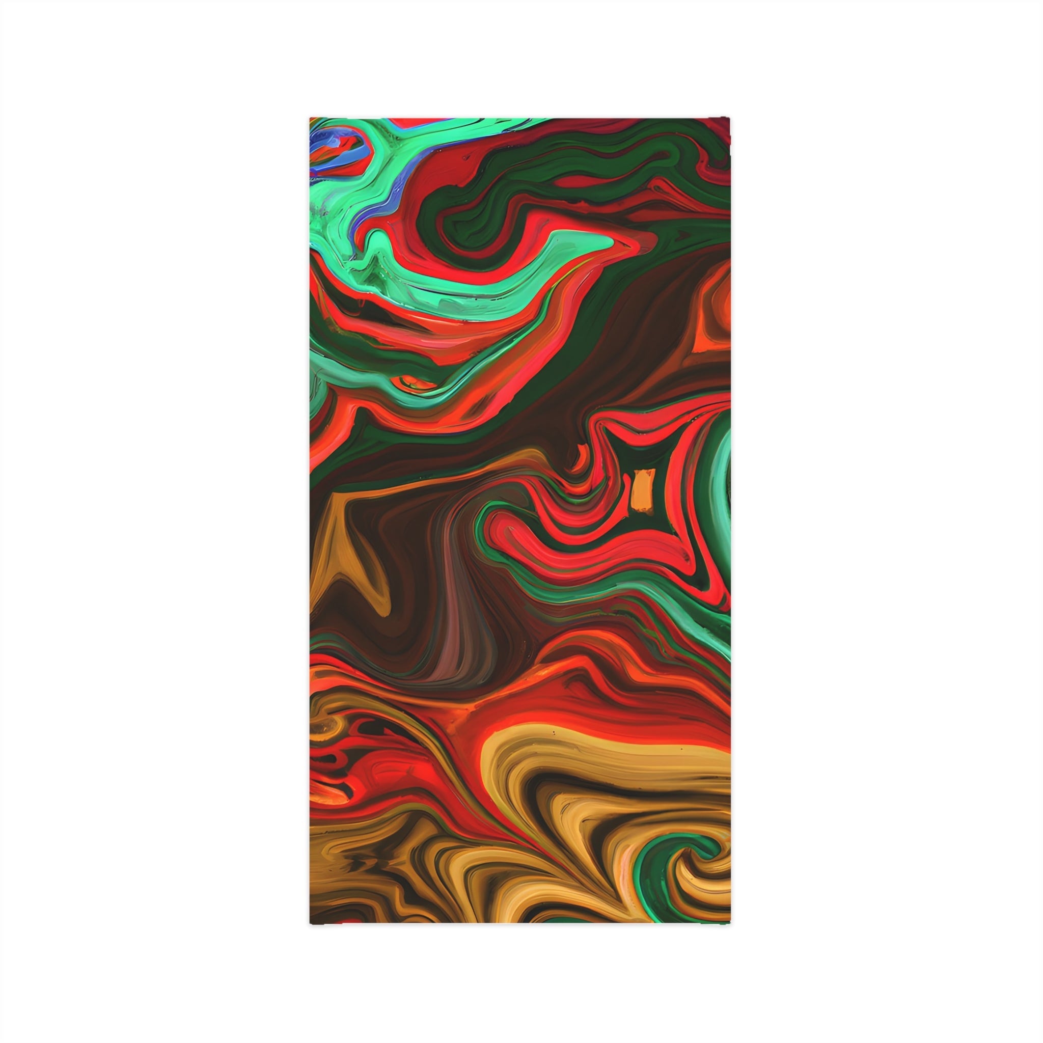 Gaiters - Trippy Orange Depths Midweight Neck Gaiter - Acid Daddy