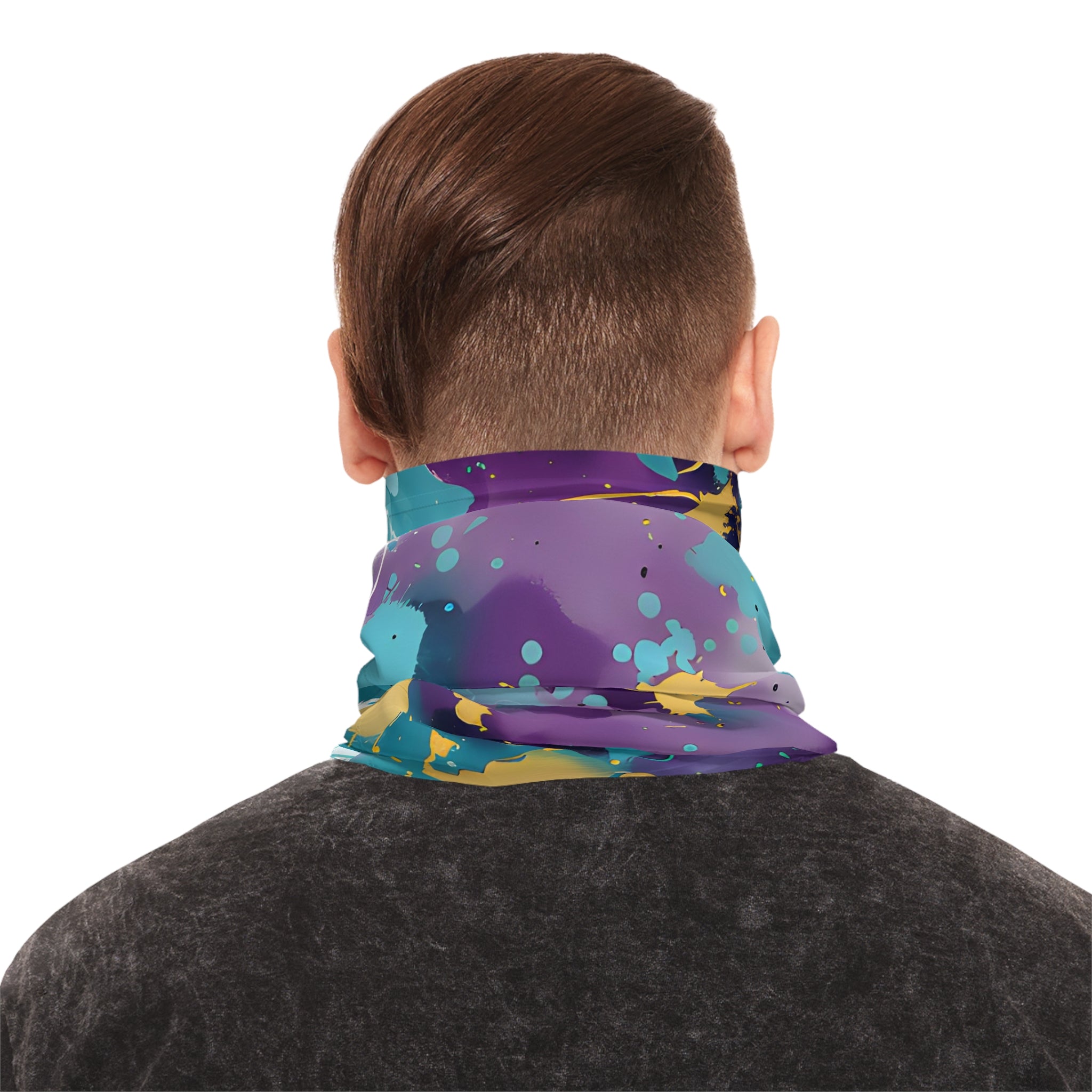 Gaiters - TurqGold Splash Fest Lightweight Neck Gaiter - Acid Daddy