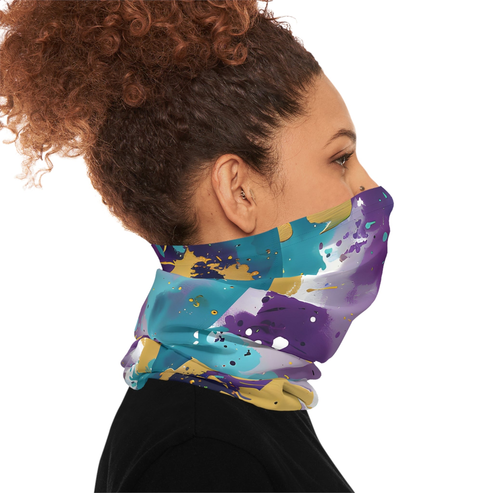 Gaiters - TurqGold Splash Fest Lightweight Neck Gaiter - Acid Daddy