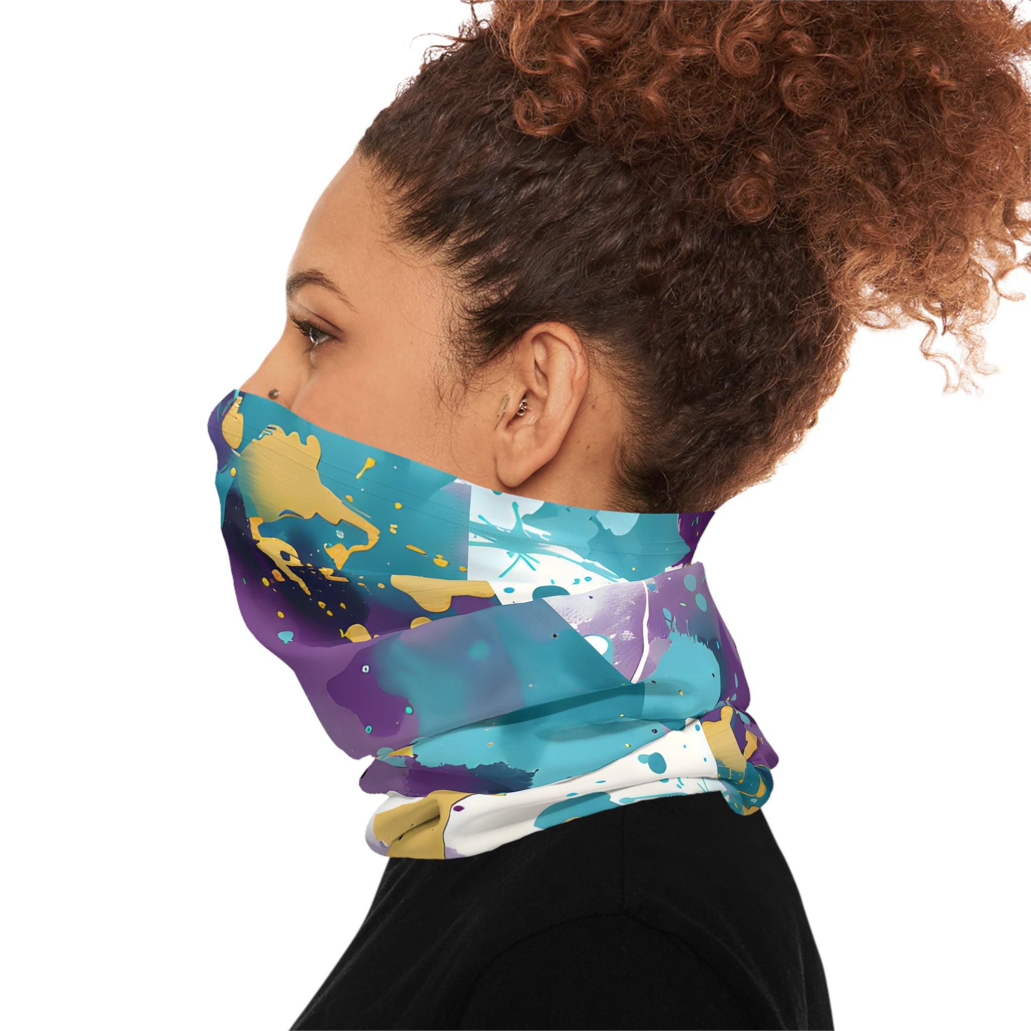 Gaiters - TurqGold Splash Fest Lightweight Neck Gaiter - Acid Daddy